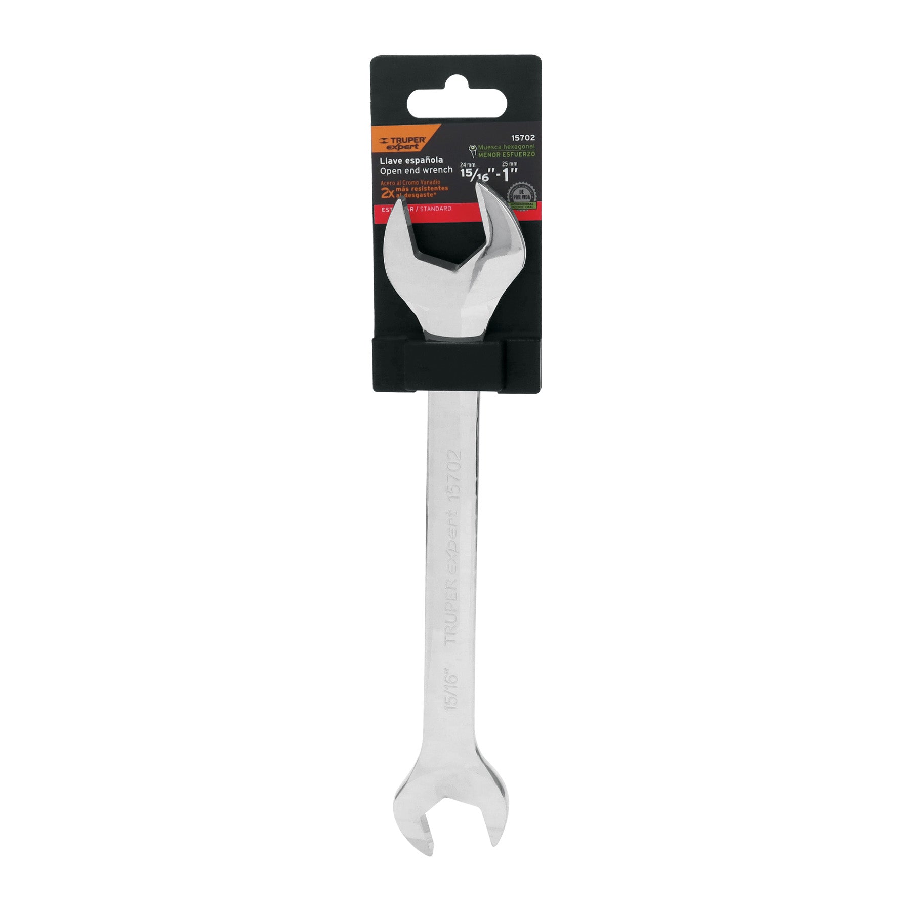 Llave española, 15/16 x 1" x 264 mm de largo, TRUPER EXPERT