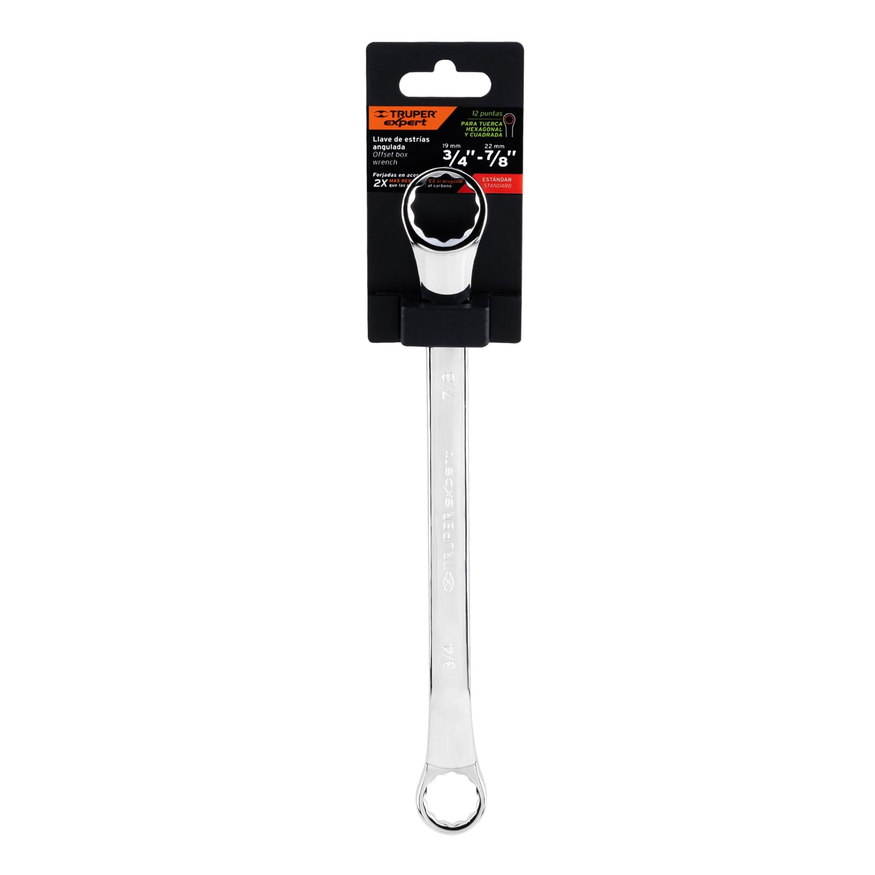 Llave de estrías 3/4 x 7/8" x 291 mm largo, TRUPER EXPERT