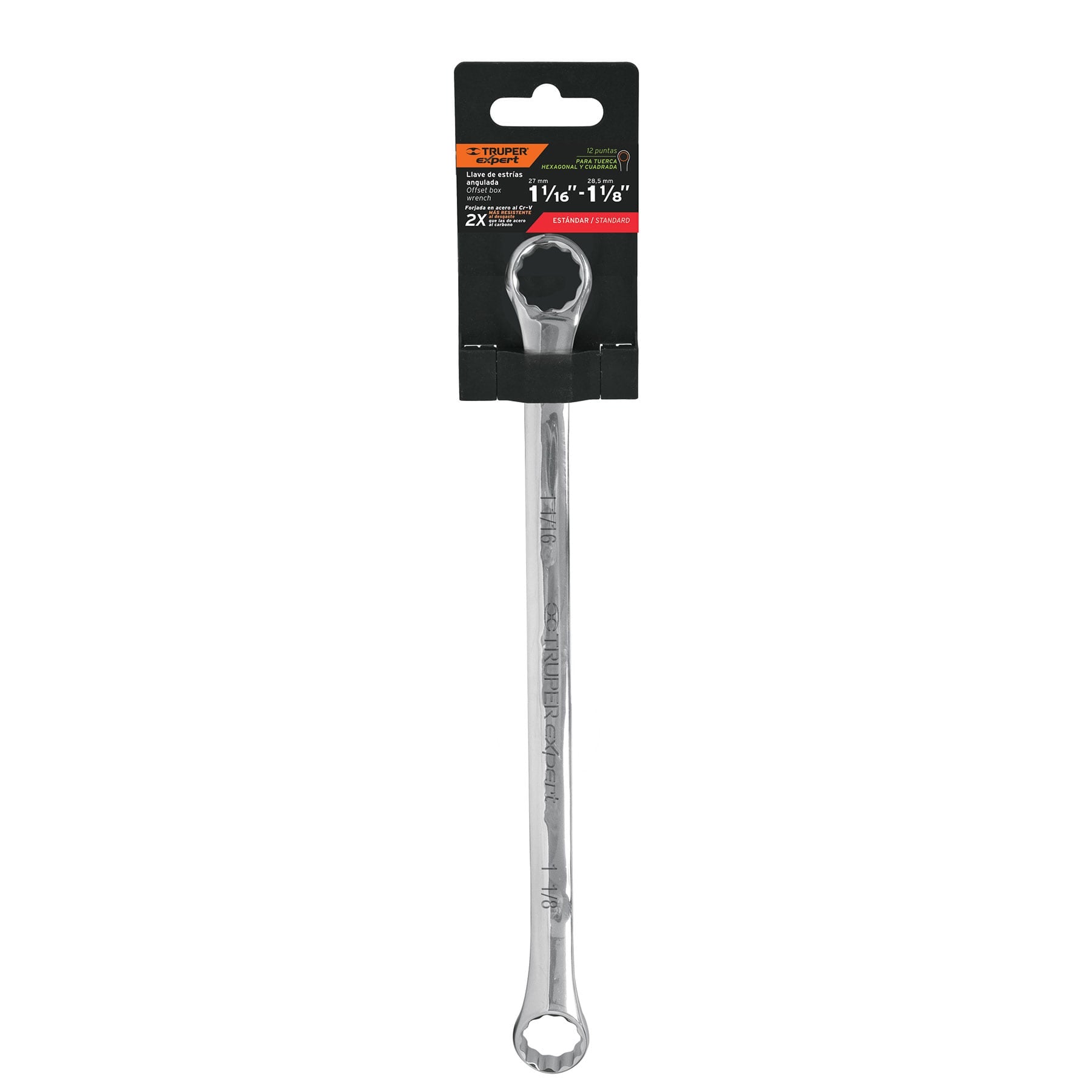 Llave de estrías 1-1/16 x 1-1/8" x 407 mm largo, EXPERT