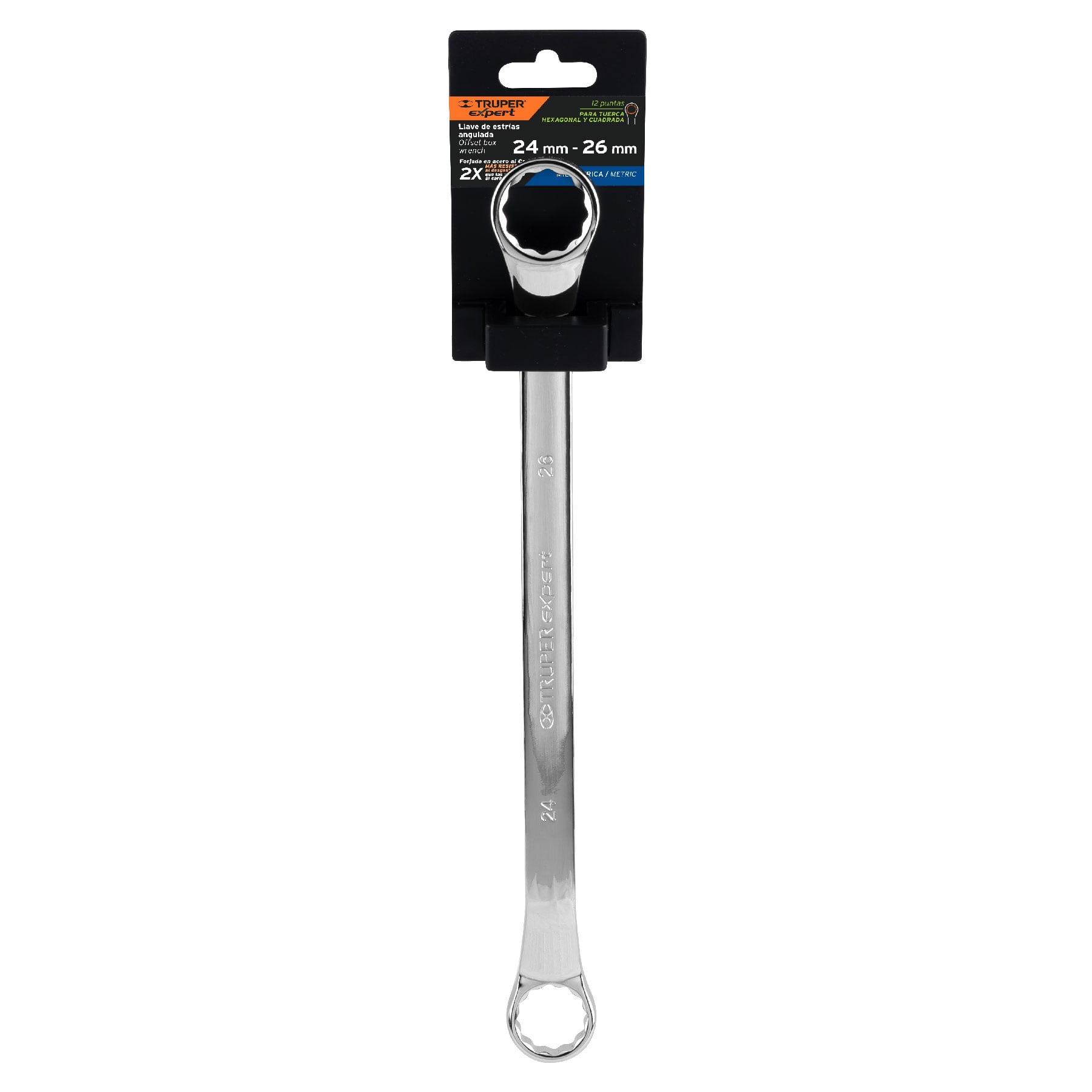 Llave de estrías 24 x 26 x 361 mm largo, TRUPER EXPERT