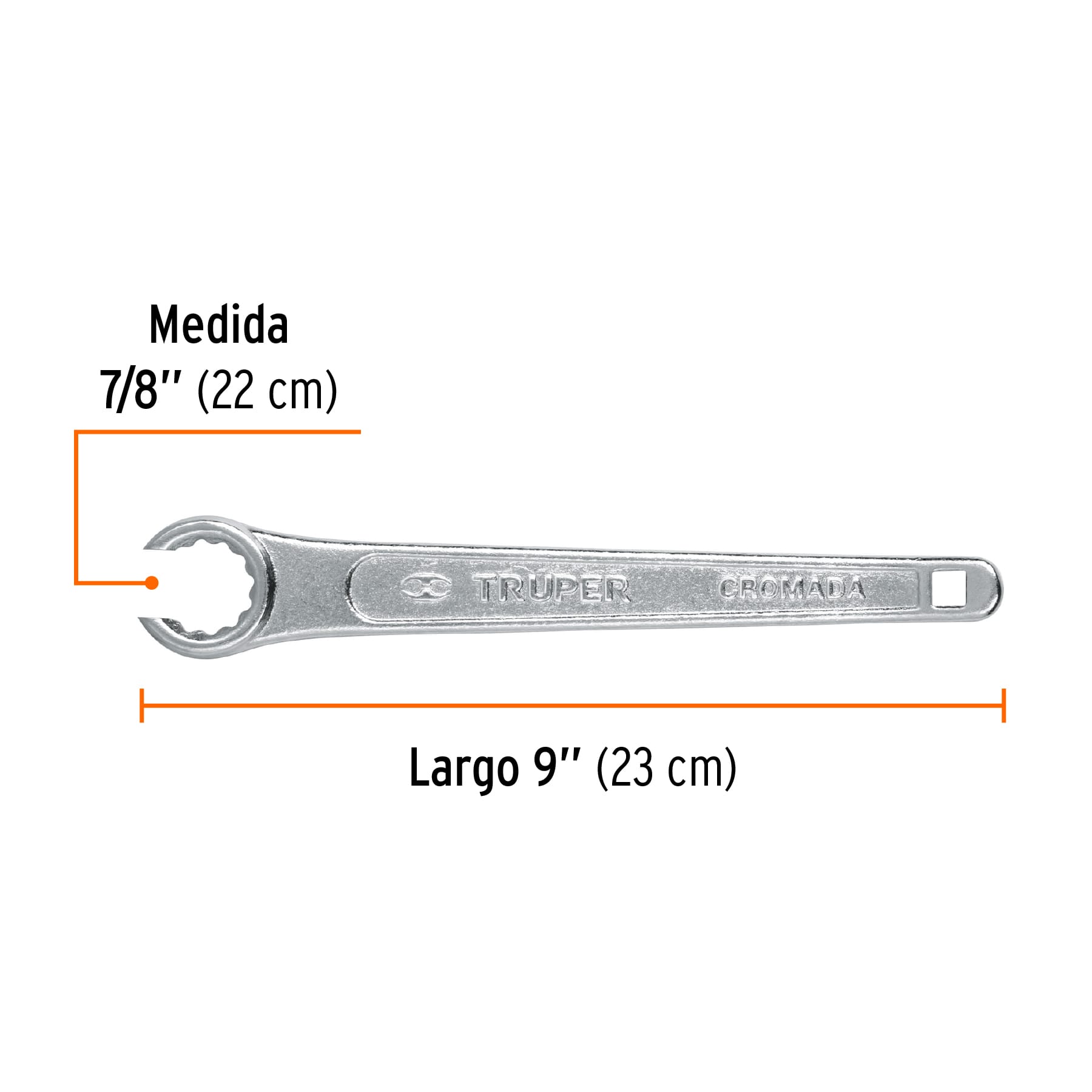 Llave 9" para tanque de gas, TRUPER