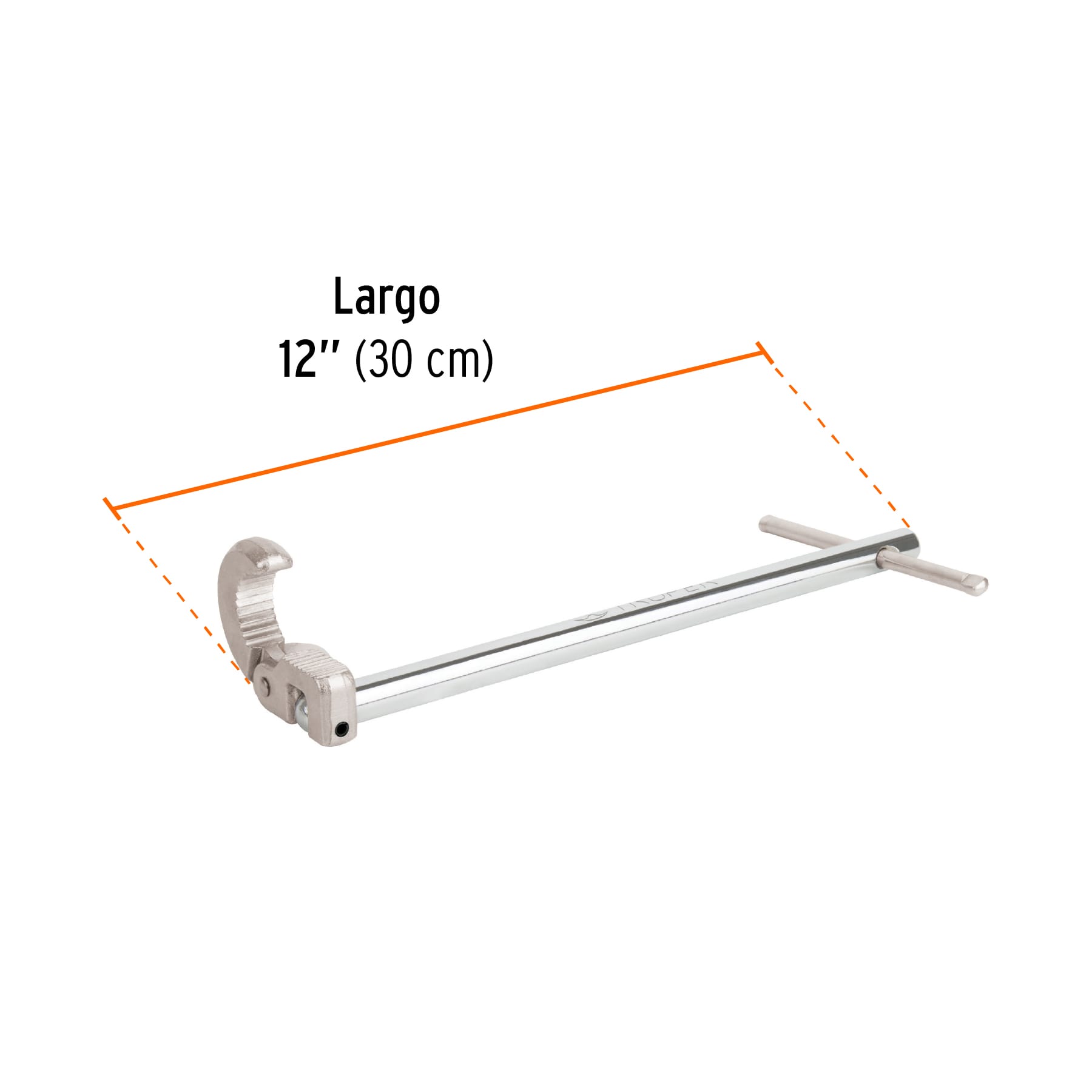 Llave 12" para plomero, TRUPER