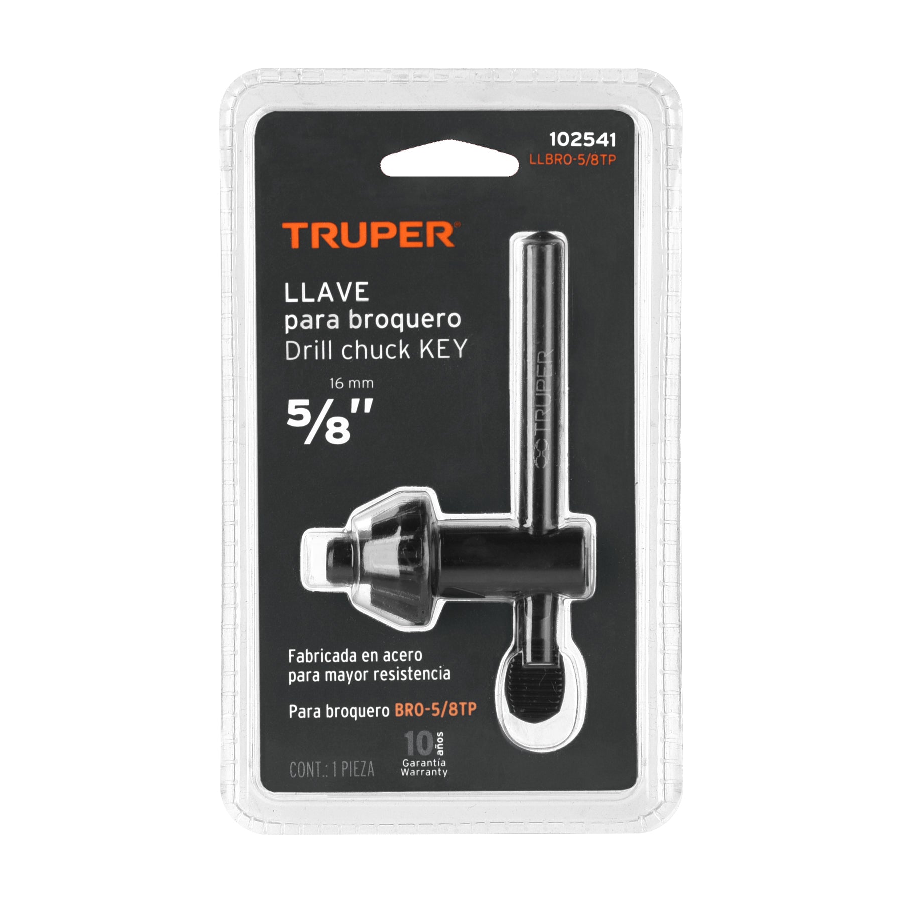 Llave para broquero BRO-5/8TP, TRUPER