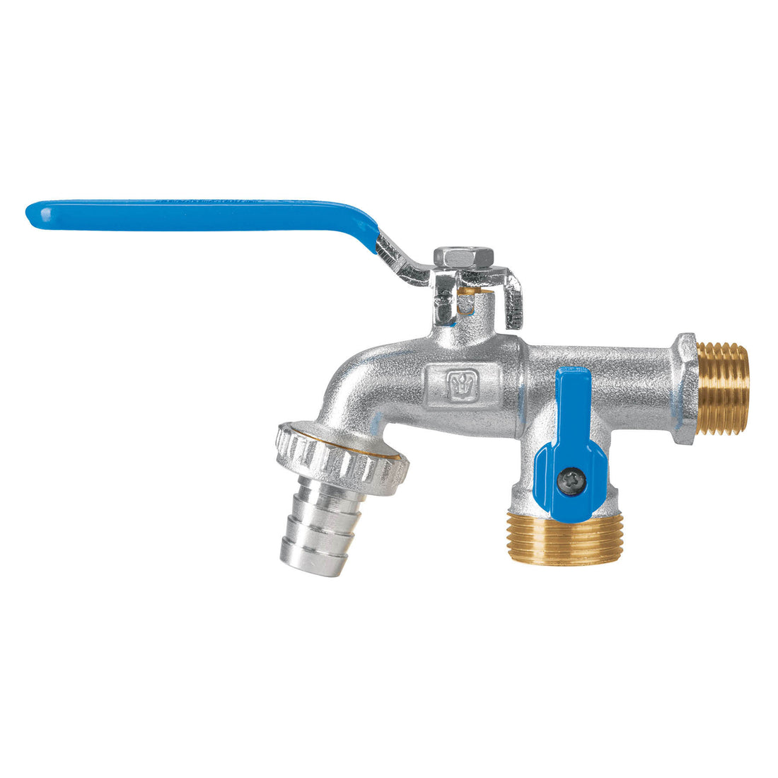 Llave de esfera doble salida 1/2" de latón, FOSET