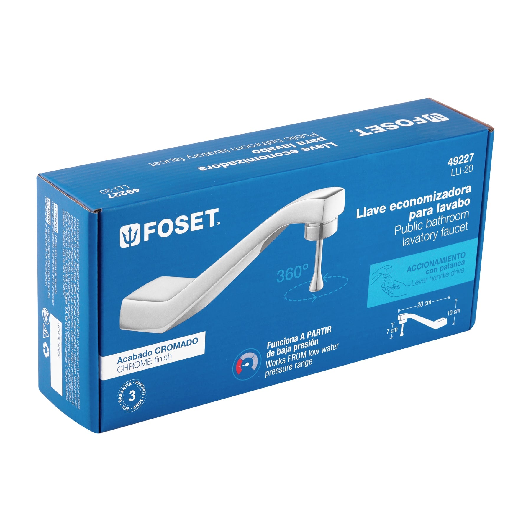 Llave economizadora para lavabo, FOSET