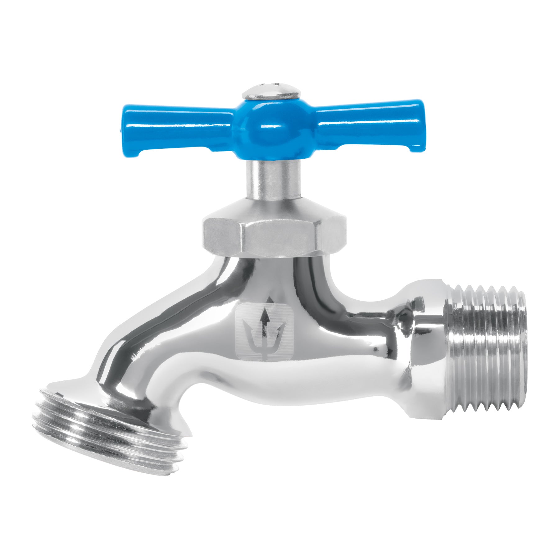 Llave p/manguera, de latón cromado, 130g, 1/2",granel, FOSET