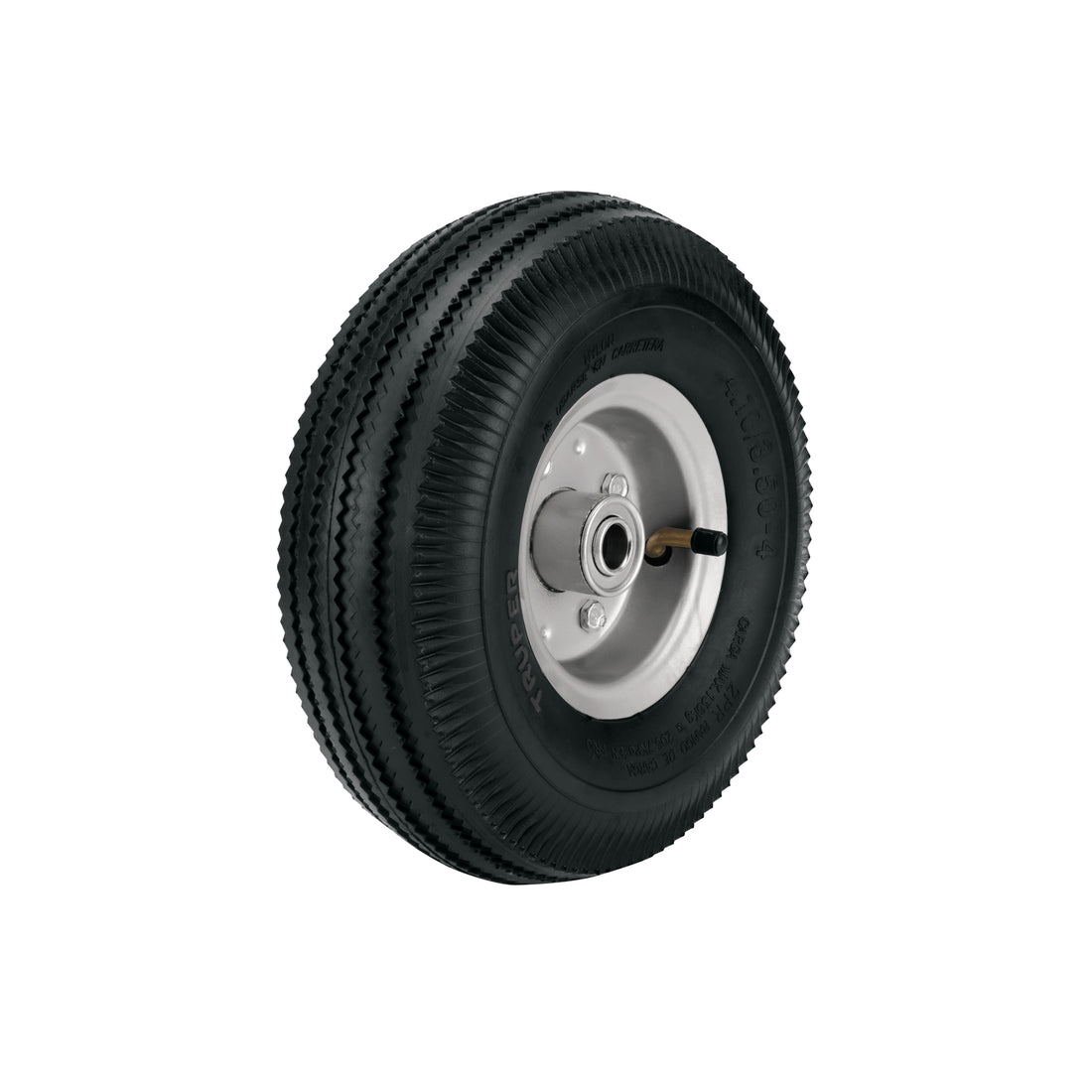 Rueda neumática 10" para eje central, TRUPER
