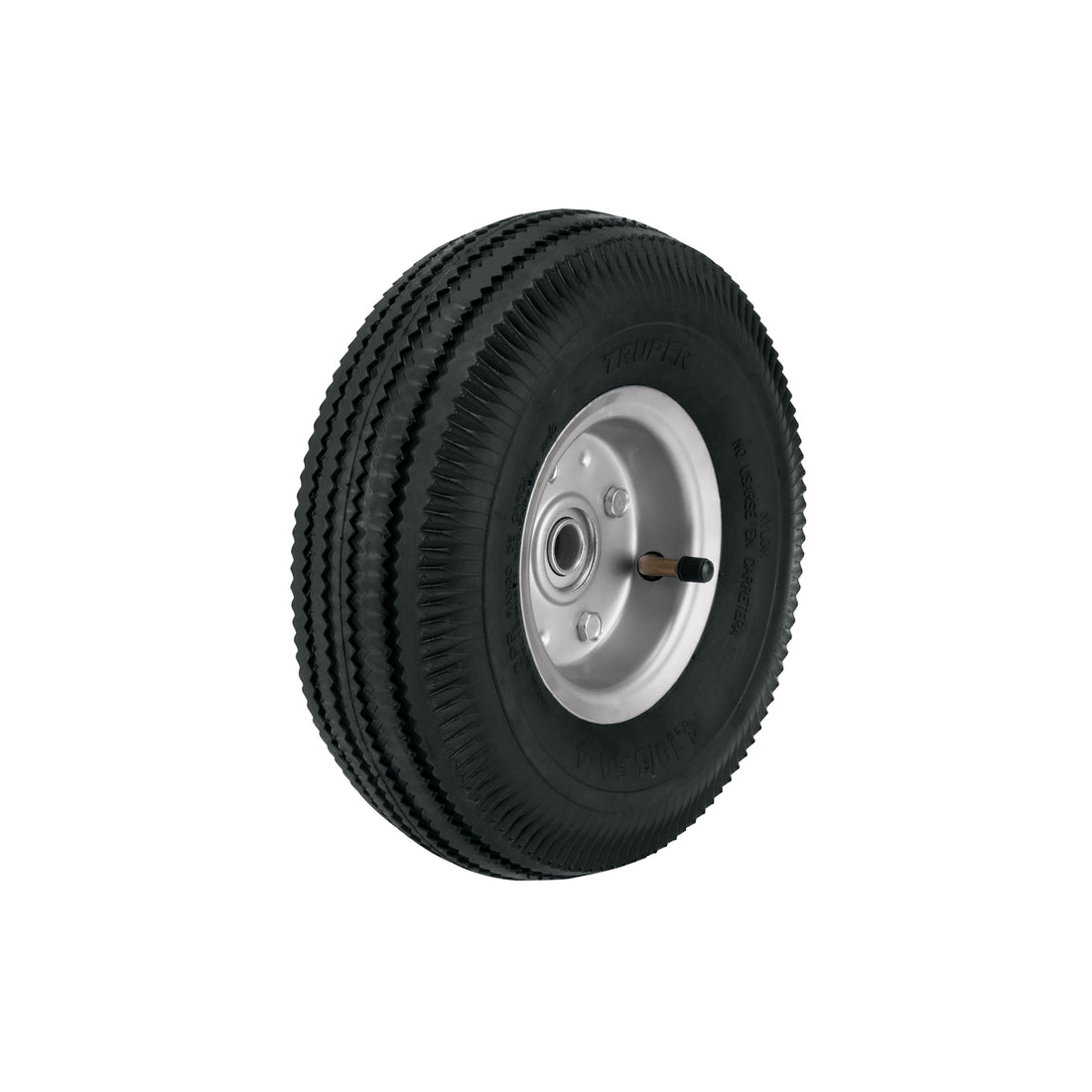 Rueda neumática 10" para eje lateral, TRUPER