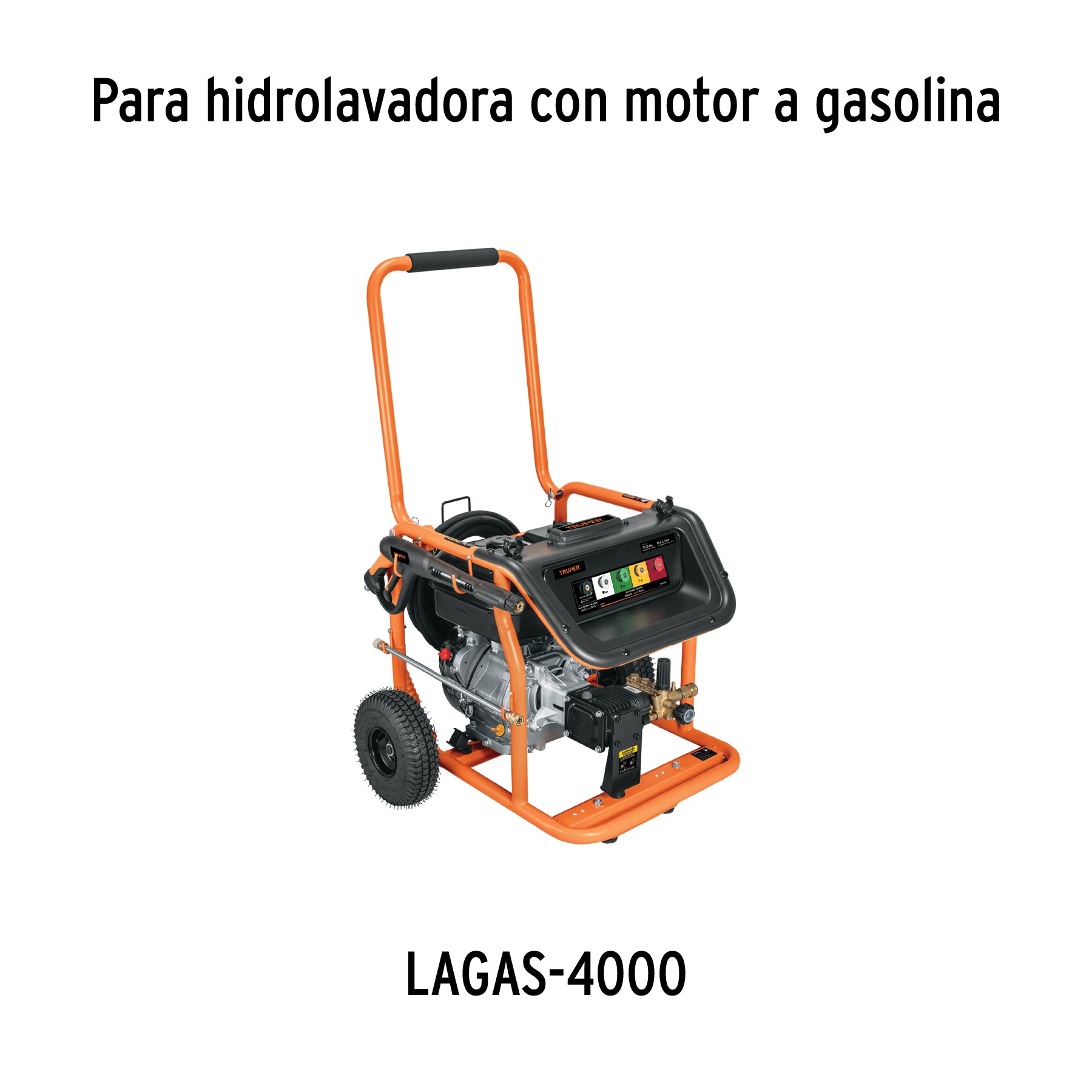 Rueda neumática 10" para eje lateral, TRUPER