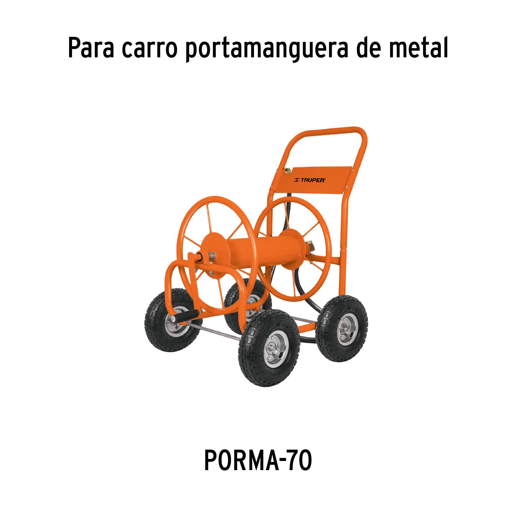 Rueda neumática 10" para eje lateral, TRUPER