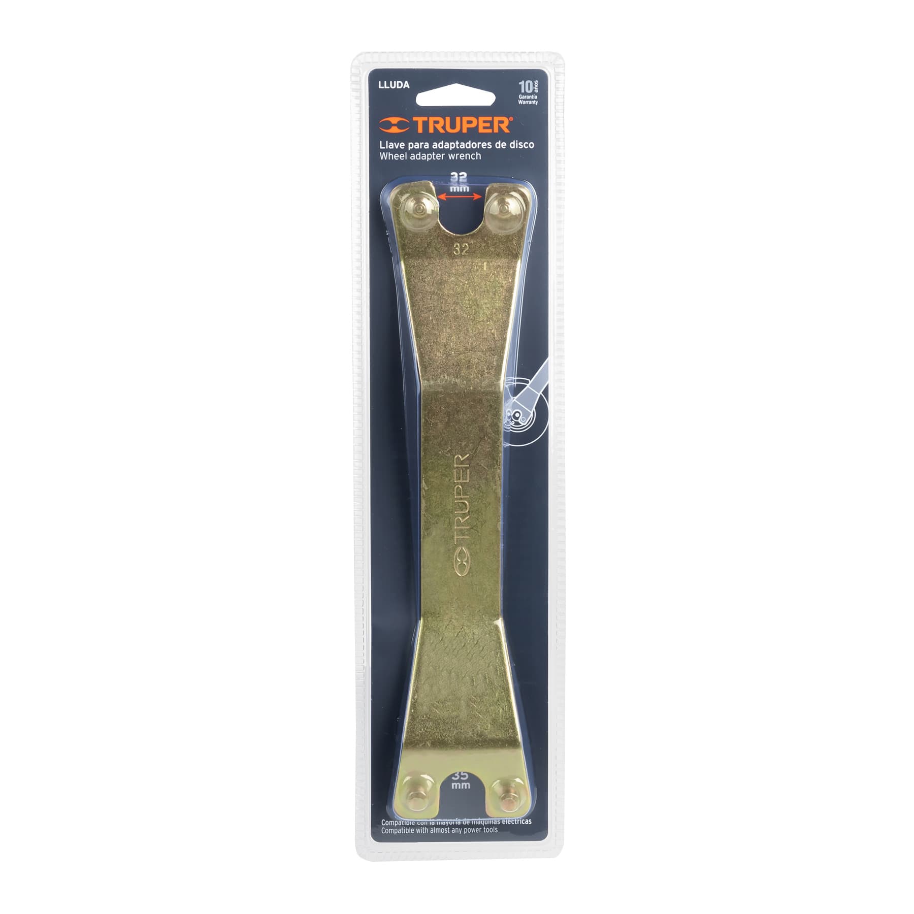 Llave para adaptadores de disco std y mm, TRUPER