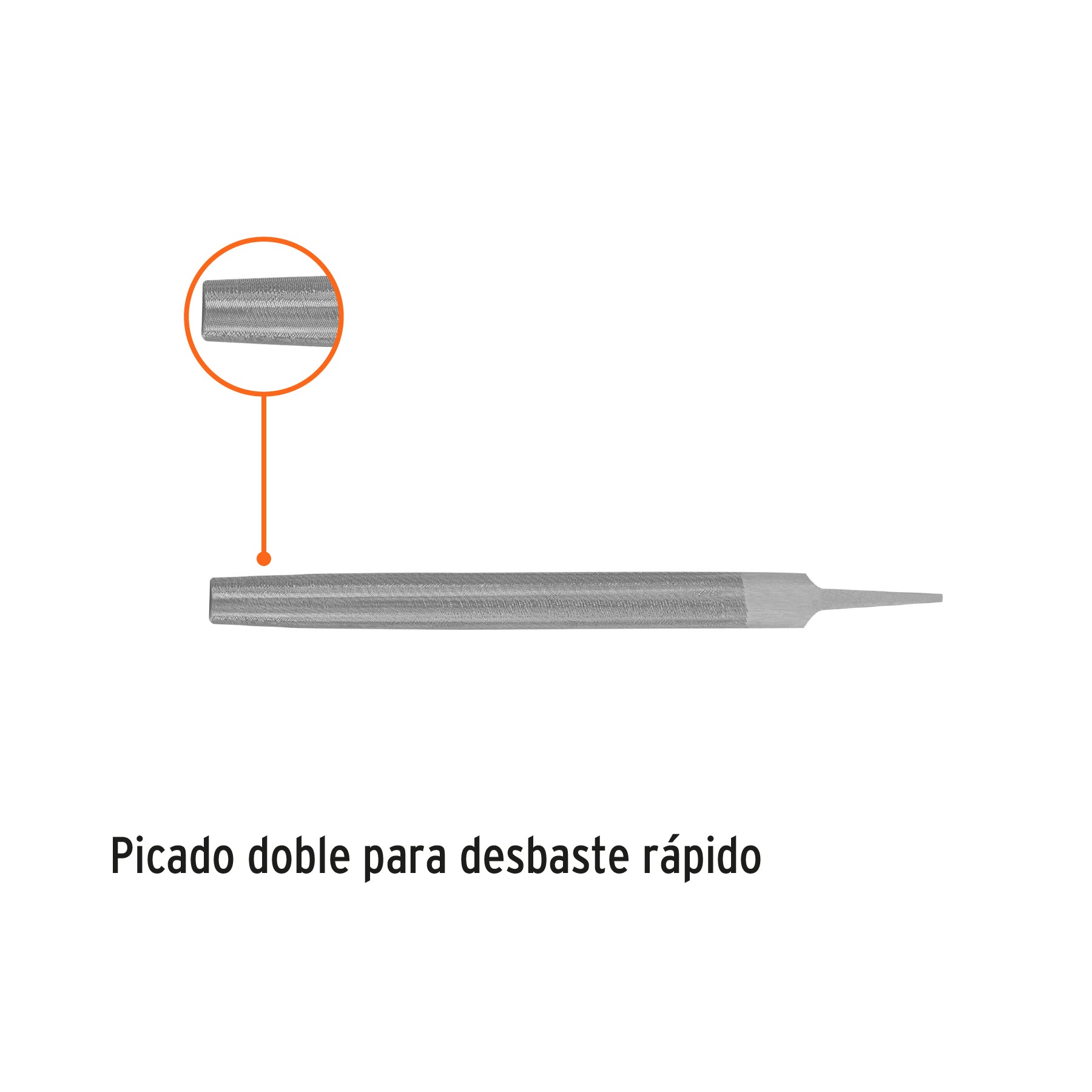 Lima media caña muzas 10", TRUPER