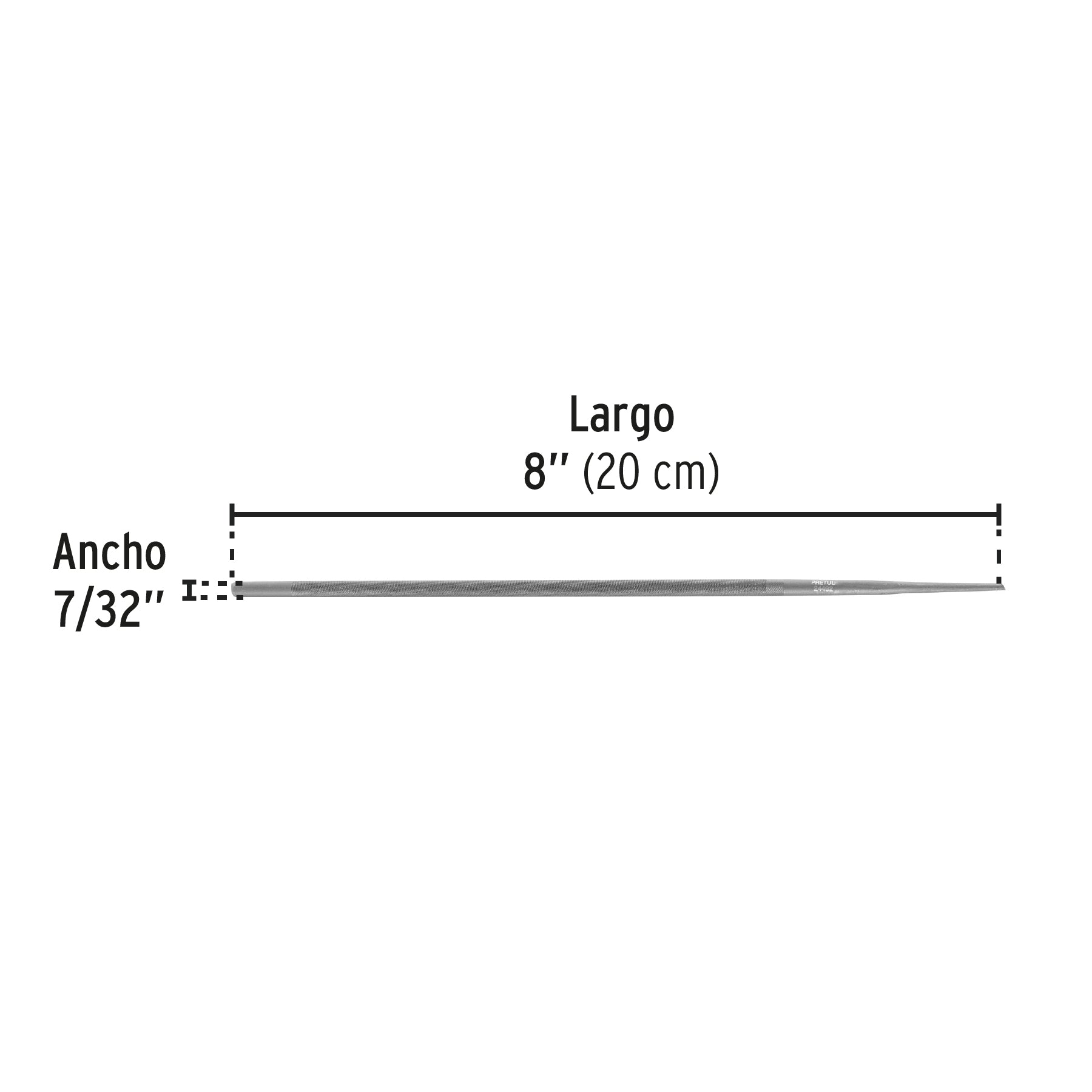 Lima para motosierra 7/32", PRETUL