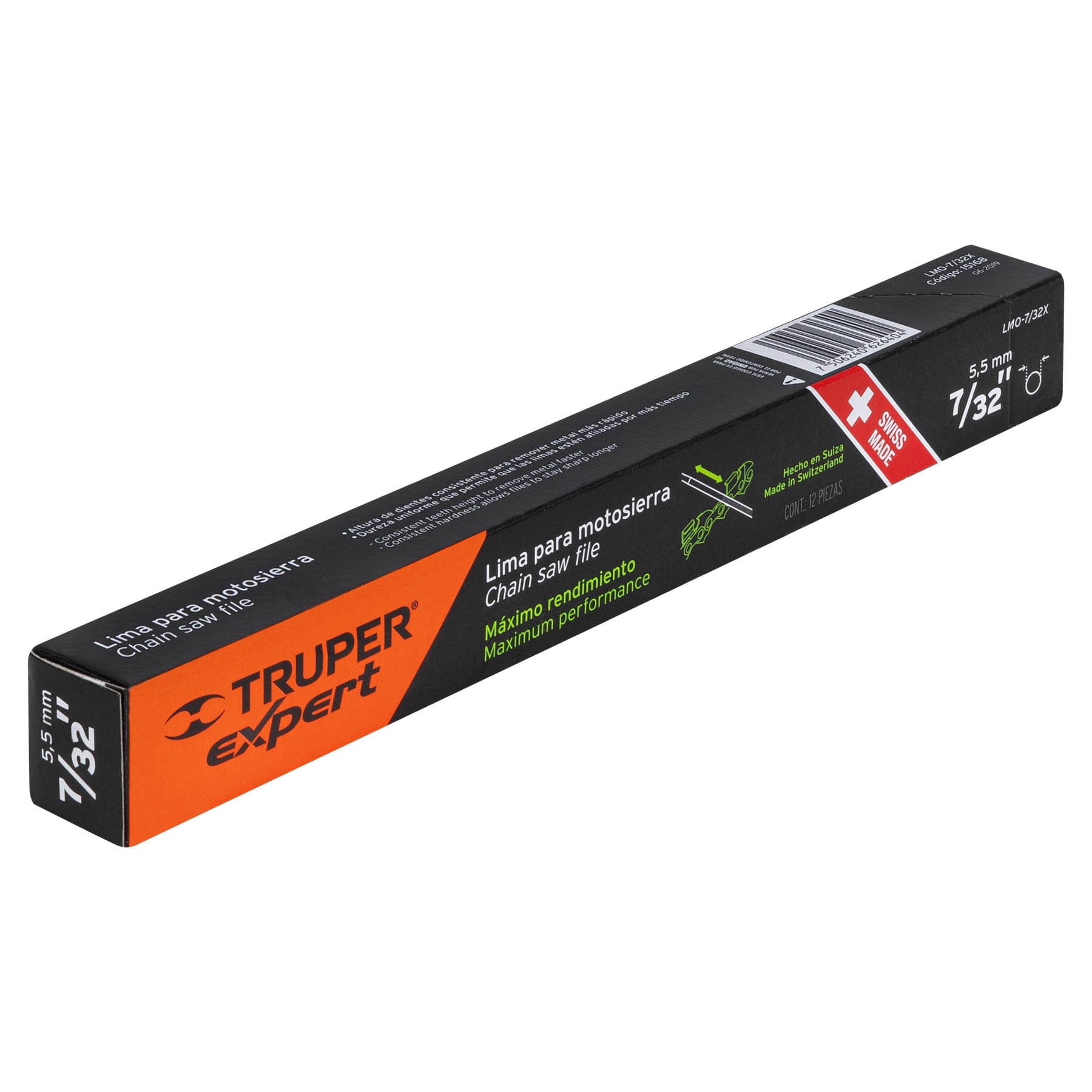 Lima profesional para motosierra, 7/32", TRUPER EXPERT