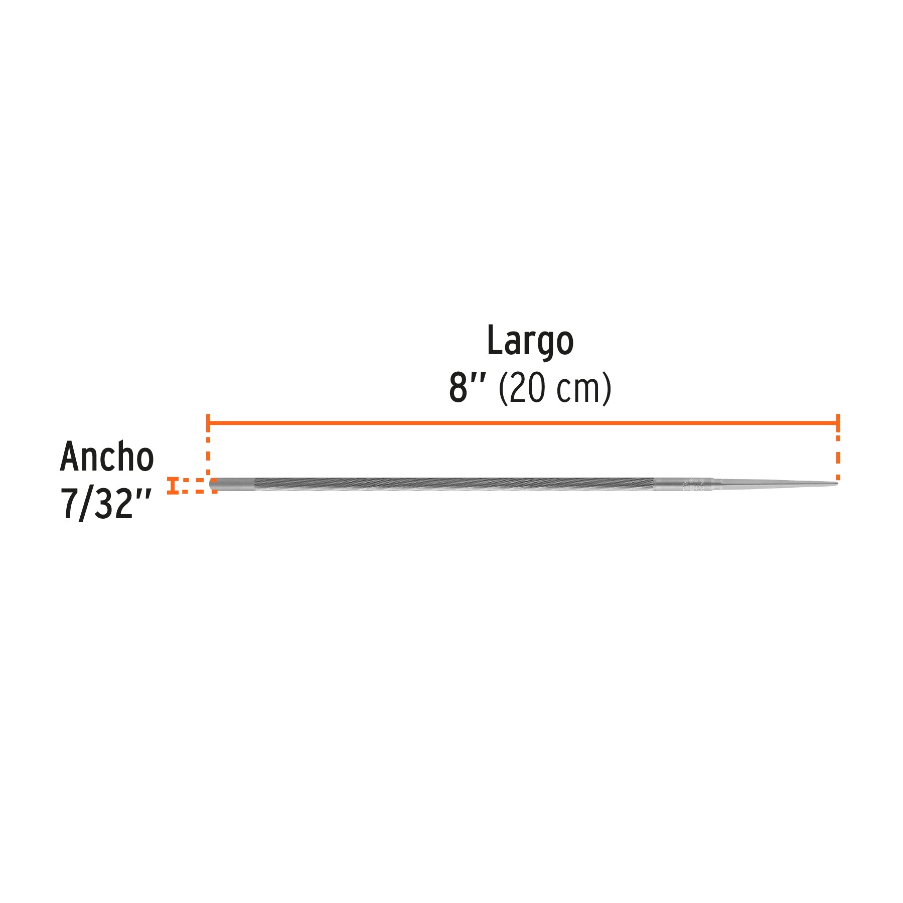 Lima profesional para motosierra, 7/32", TRUPER EXPERT