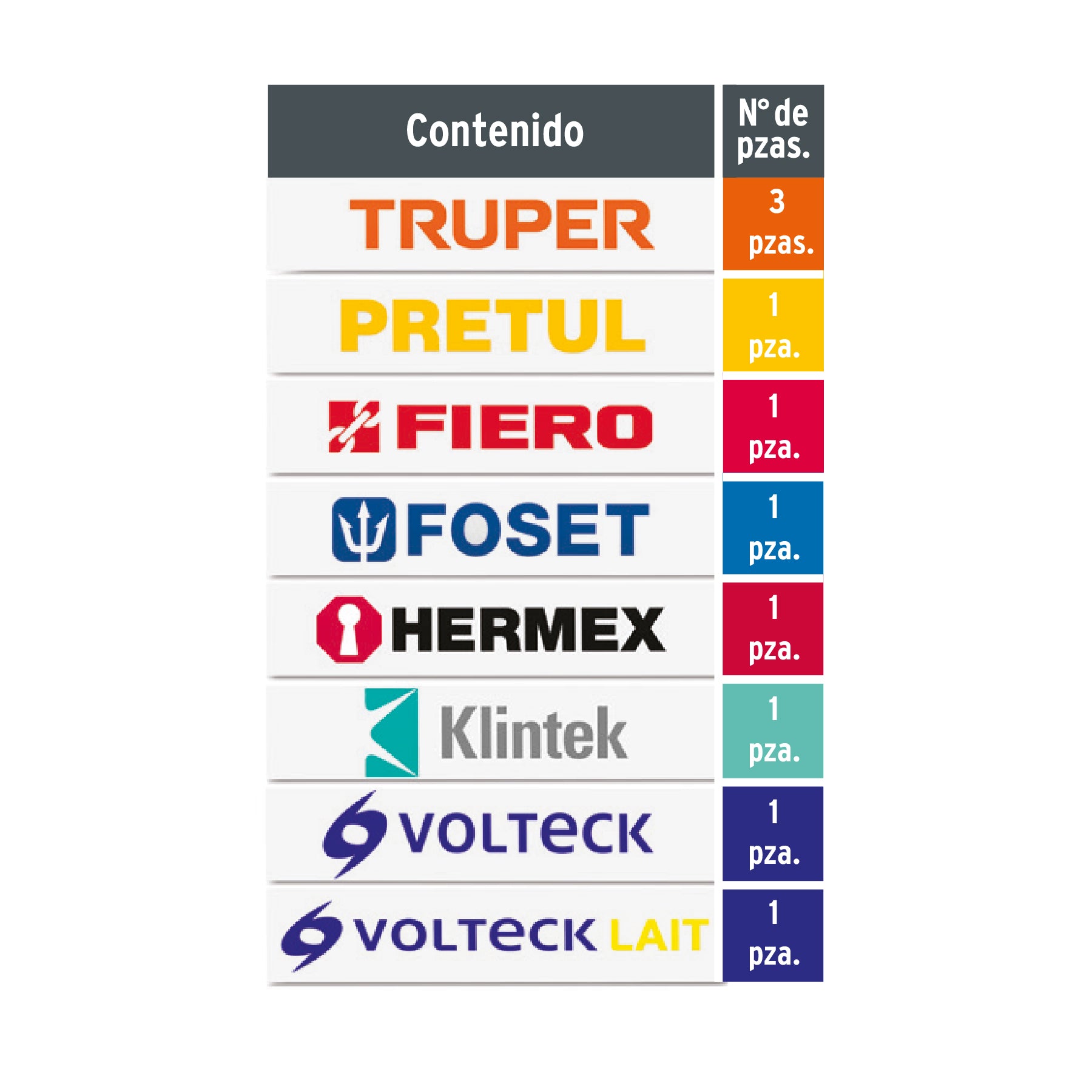Logotipos de vinil autoadherible de 60 cm, TRUPER