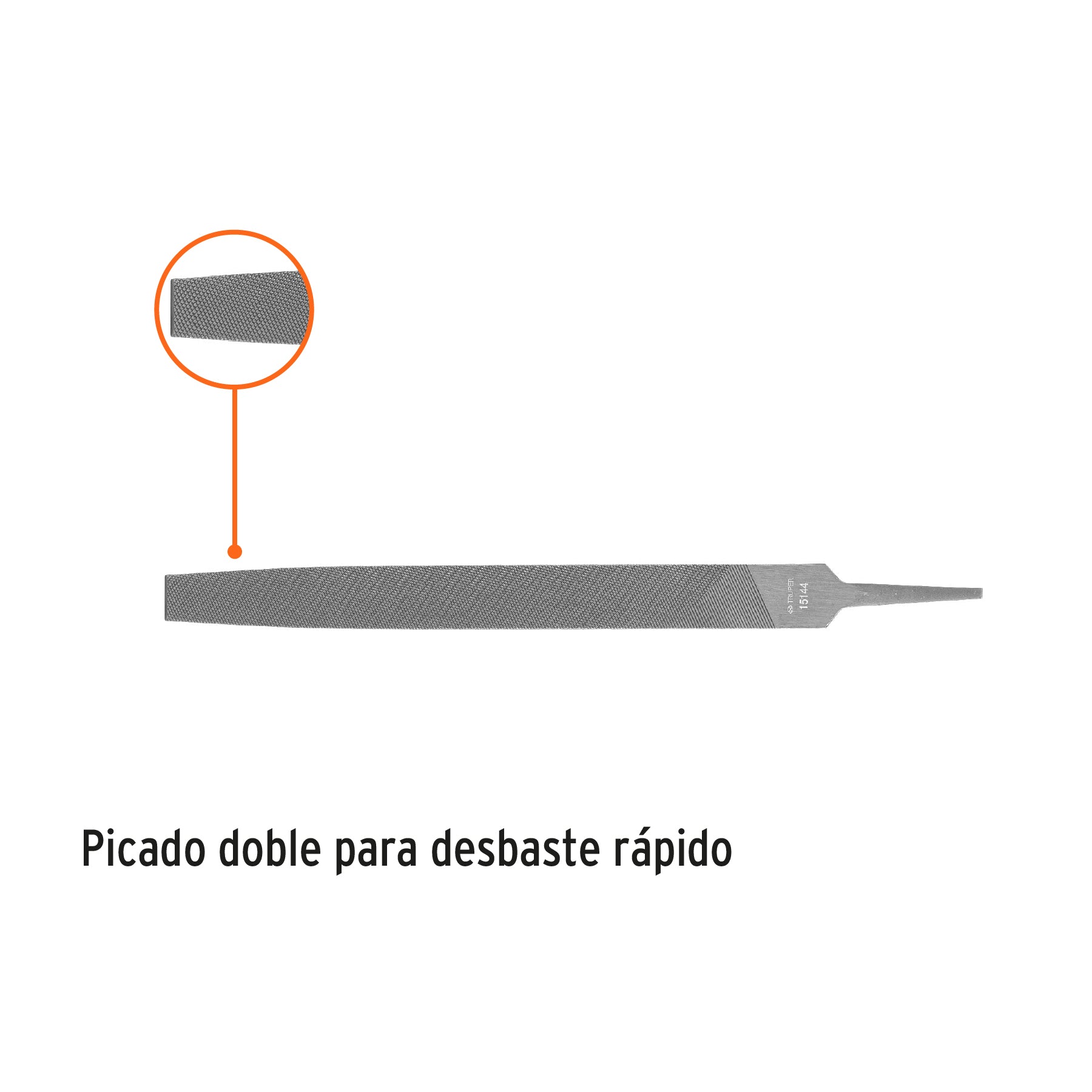 Lima plana bastarda 10", TRUPER