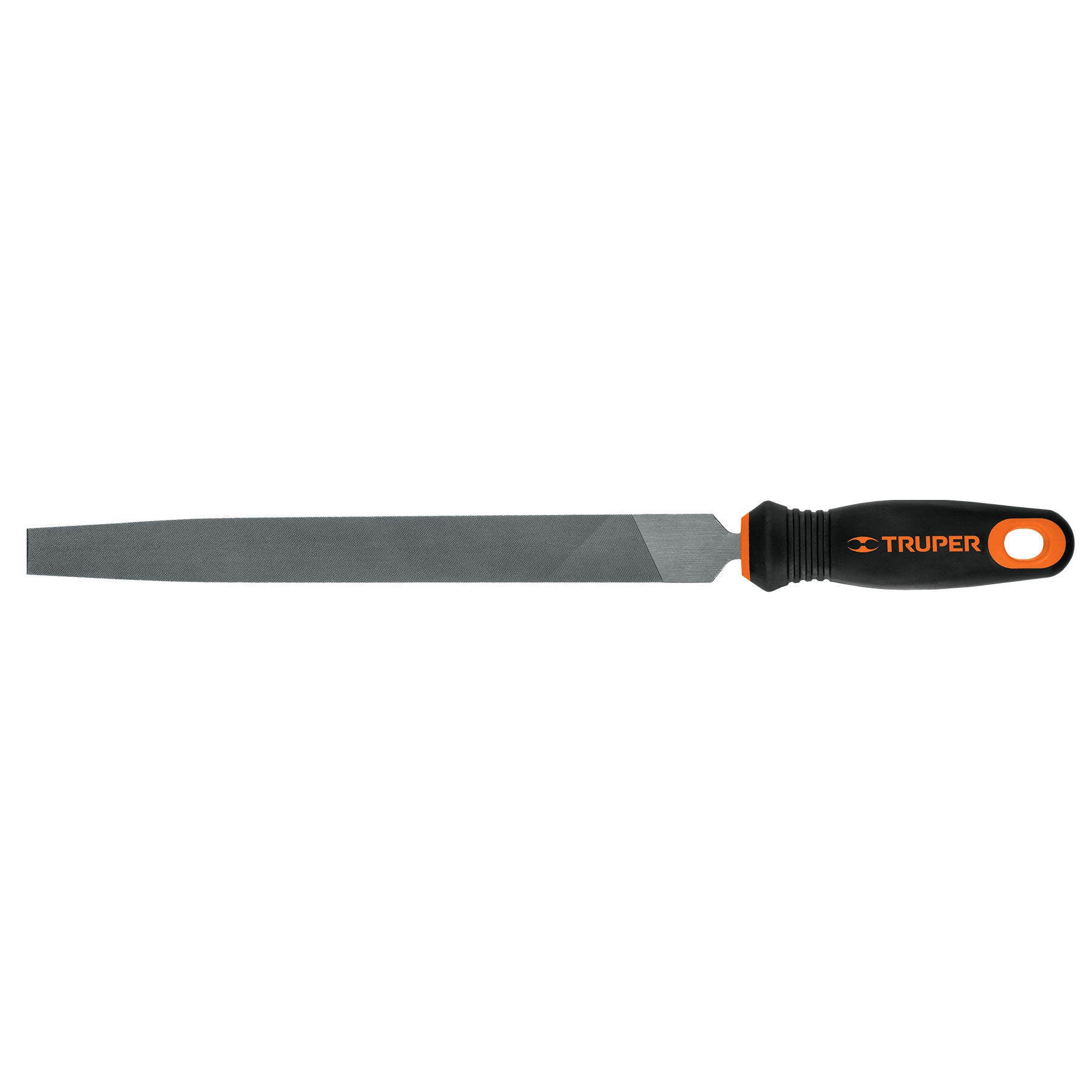 Lima plana muza 10" con mango Comfort Grip, TRUPER