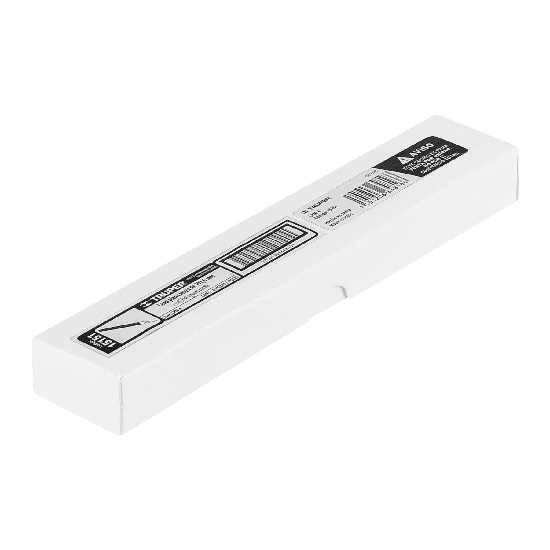 Lima plana muza 4", TRUPER