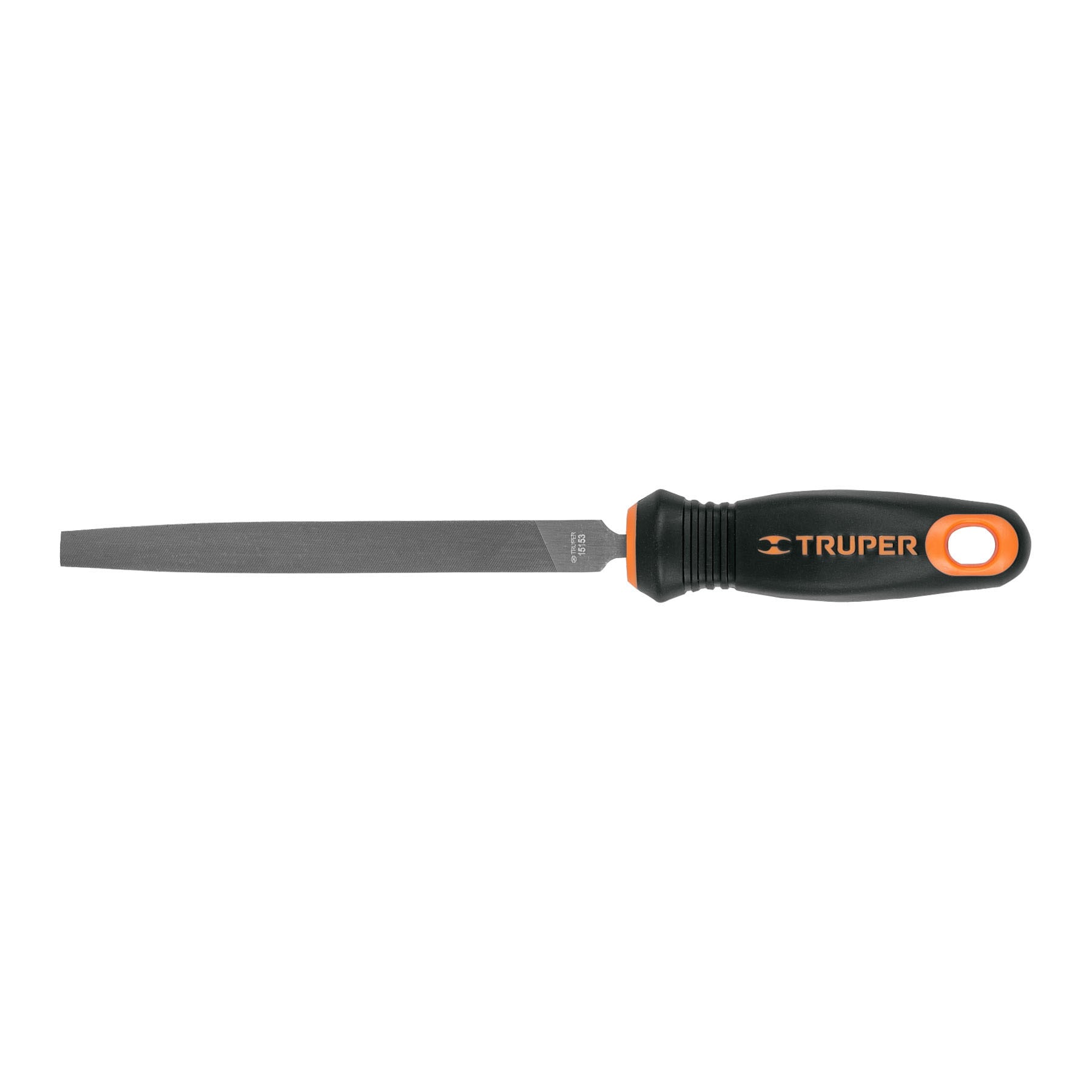Lima plana muza 6" con mango Comfort Grip, TRUPER