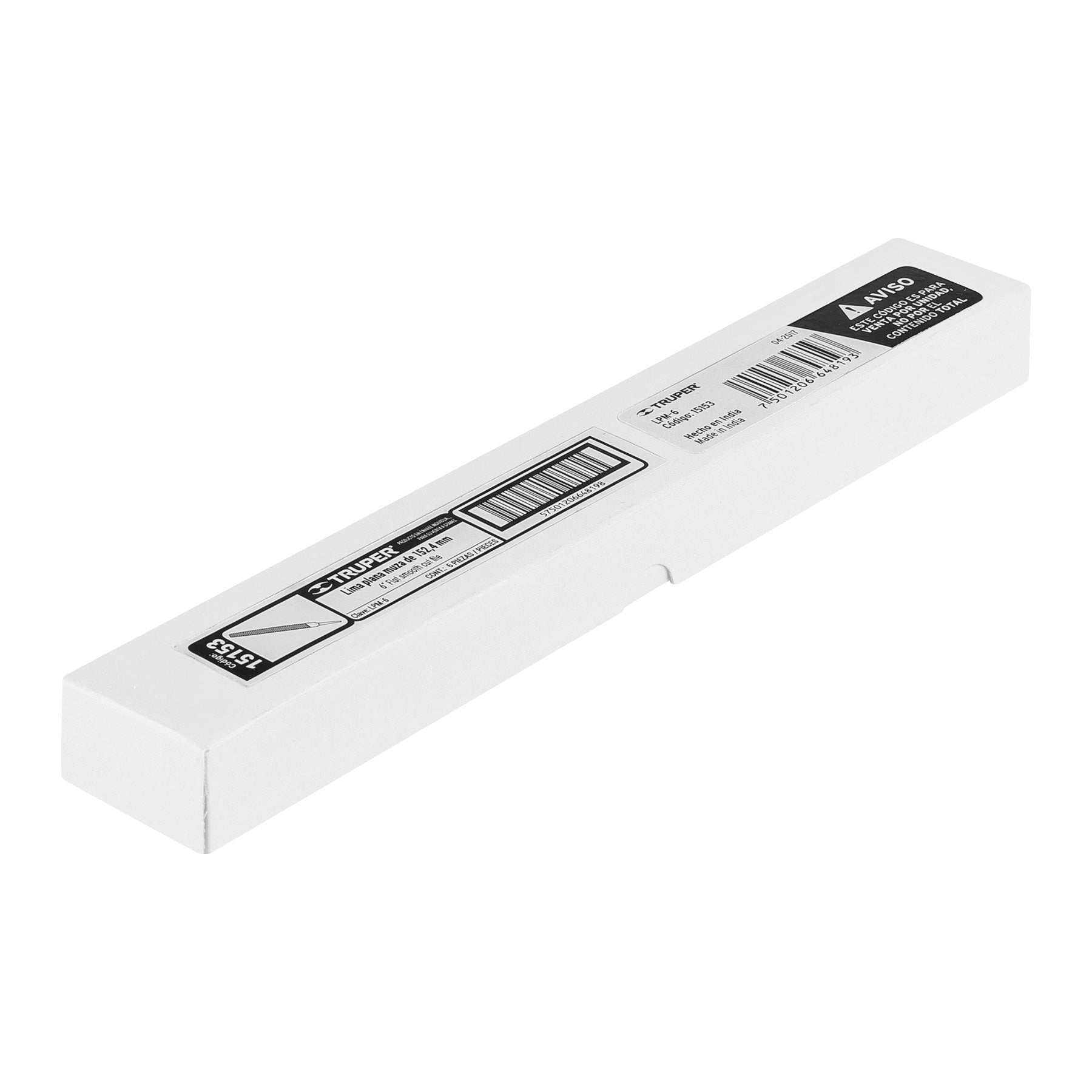 Lima plana muza 6", TRUPER