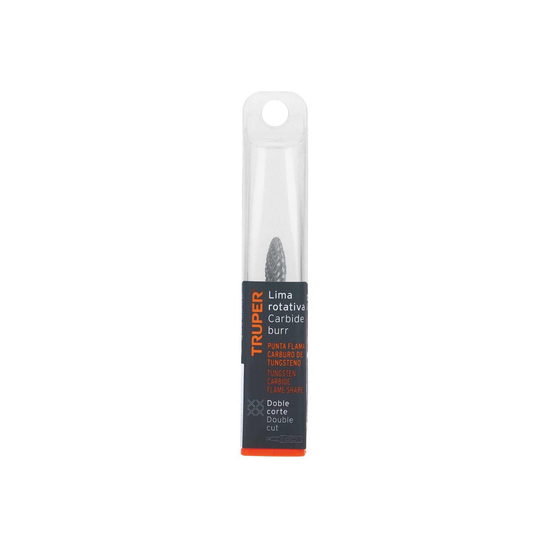Lima rotativa punta flama, 6 mm, TRUPER