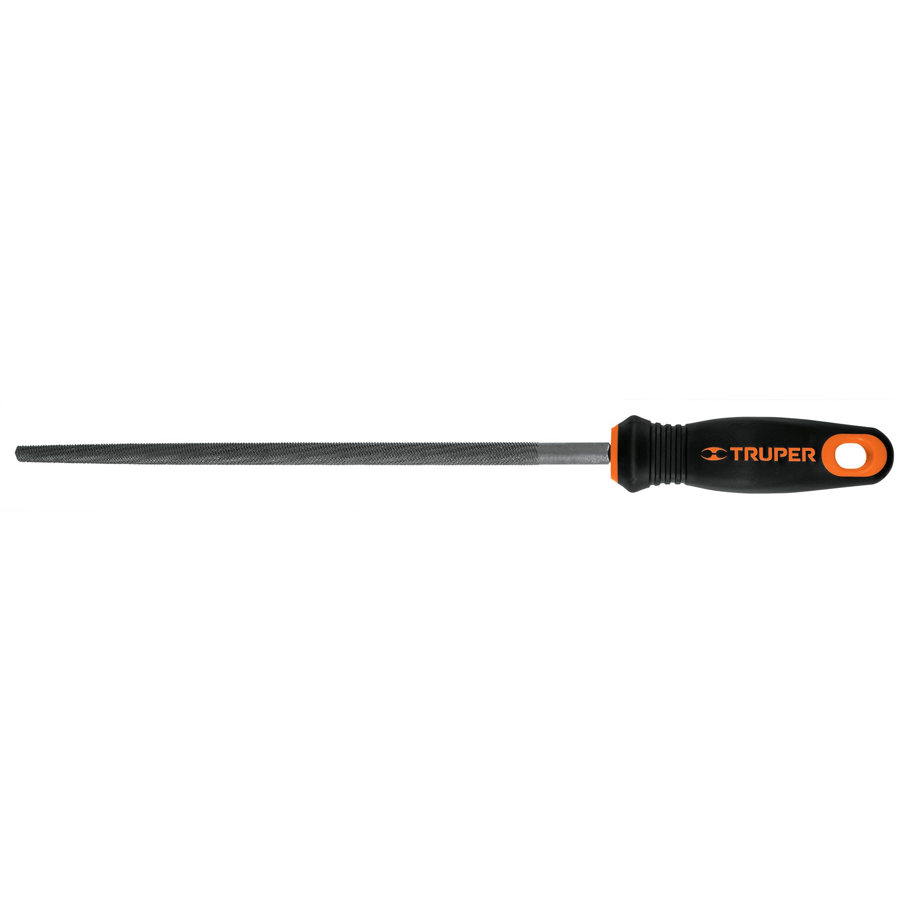 Lima redonda bastarda 10" con mango Comfort Grip, TRUPER