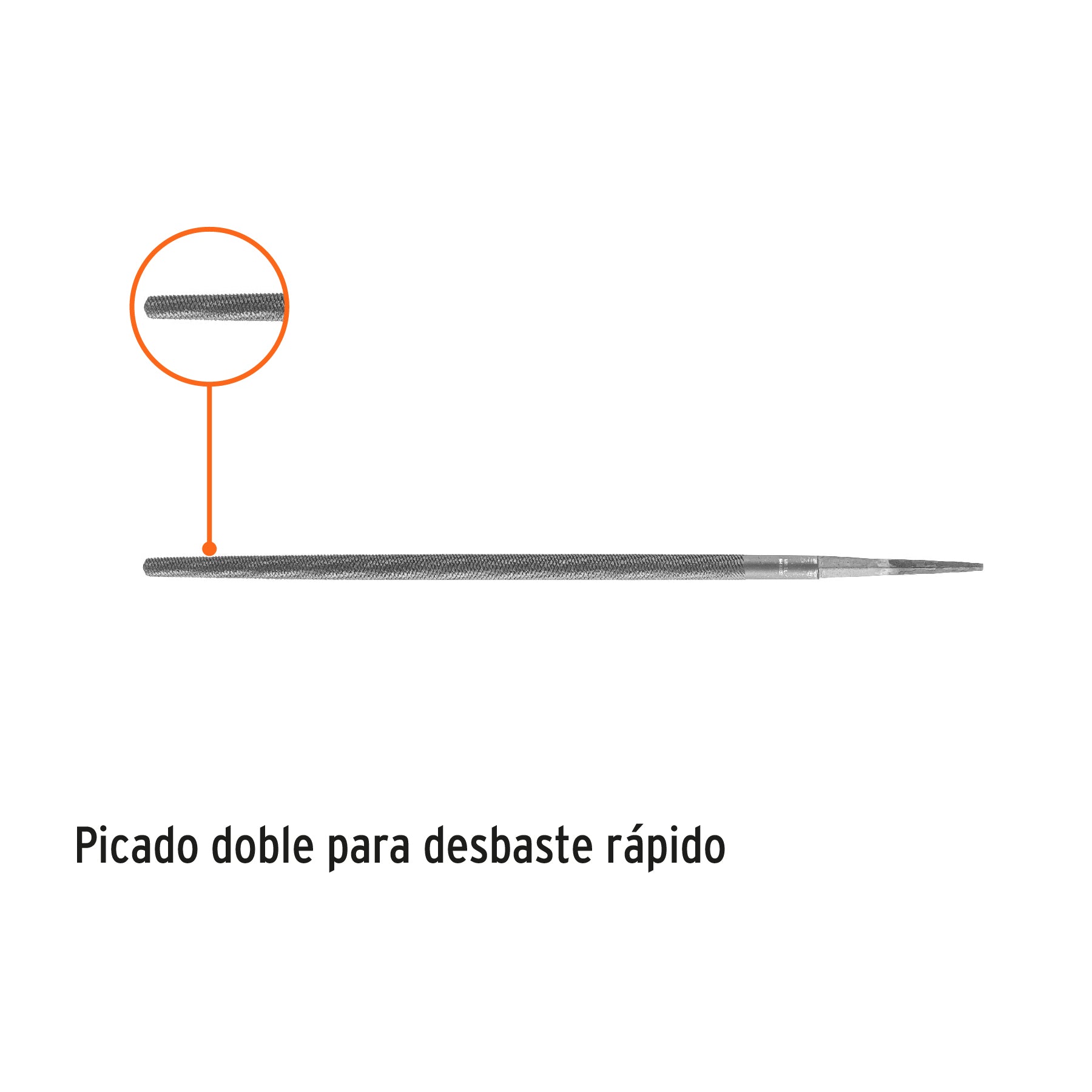 Lima redonda bastarda 10", TRUPER