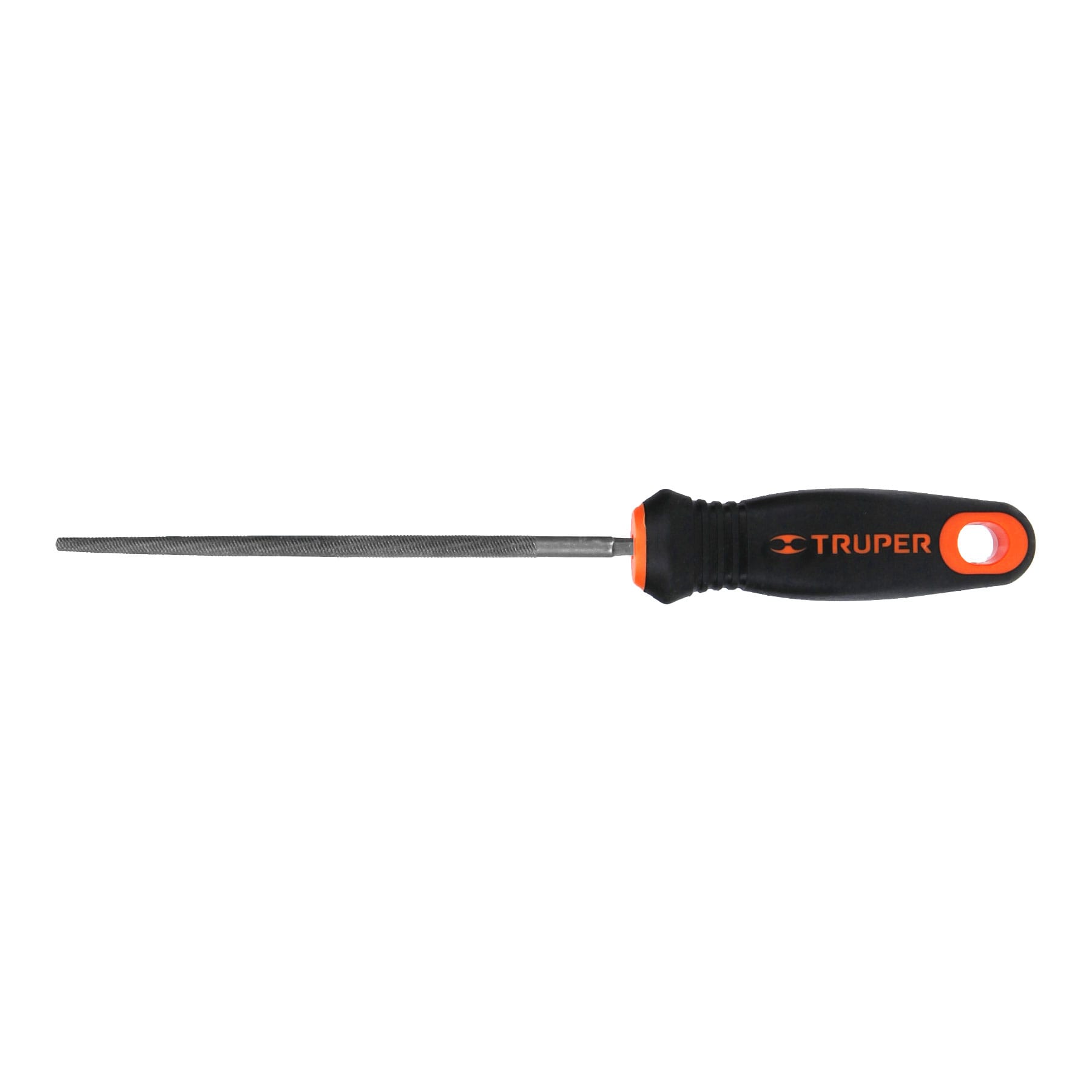 Lima redonda bastarda 6" con mango Comfort Grip, TRUPER