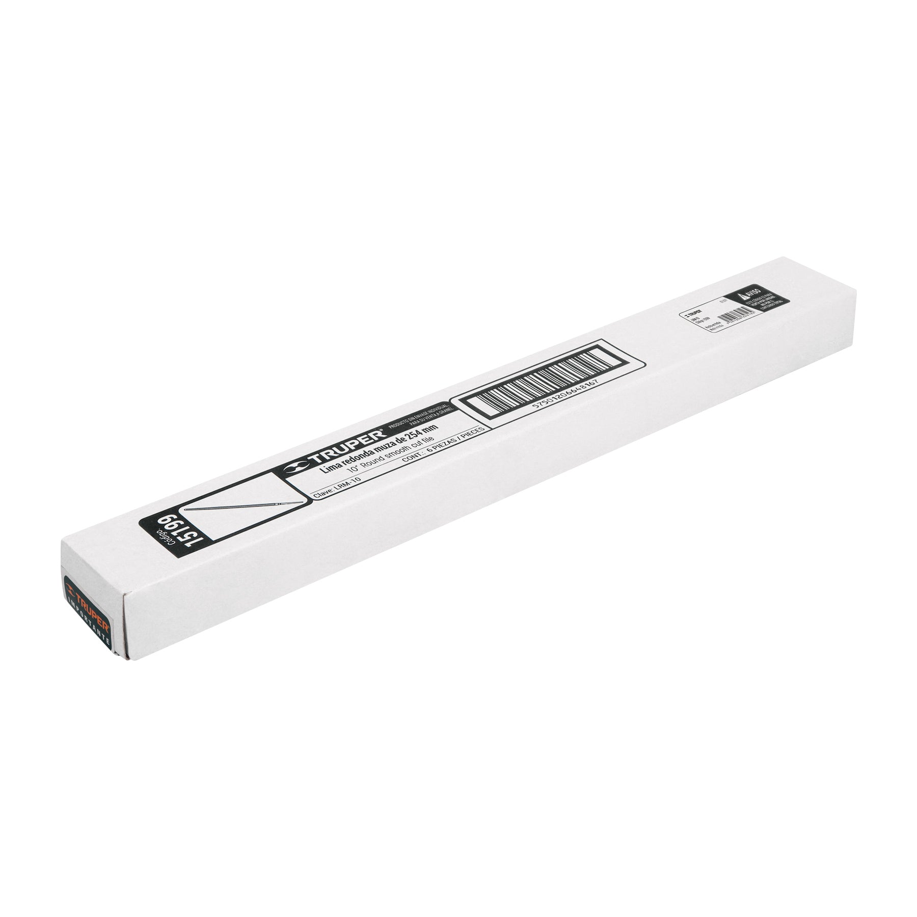 Lima redonda muza 10", TRUPER