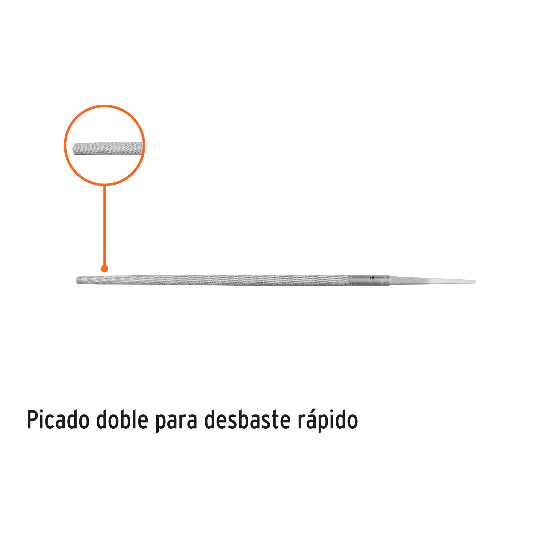 Lima redonda muza 8", TRUPER