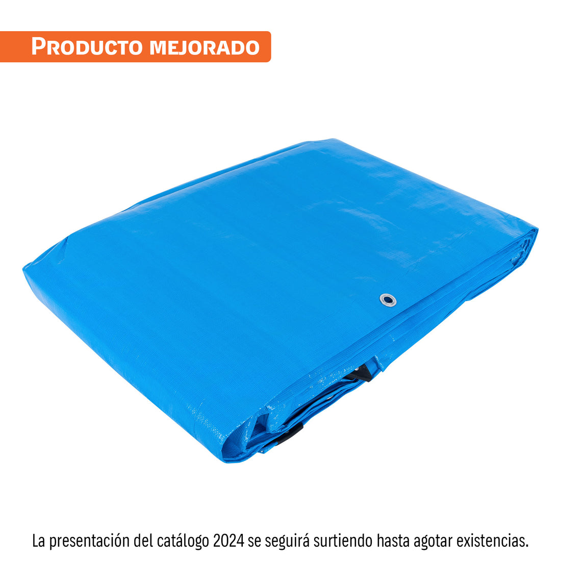 Lona de polietileno reforzada 6 x 9 m, azul, 180g/m2, TRUPER