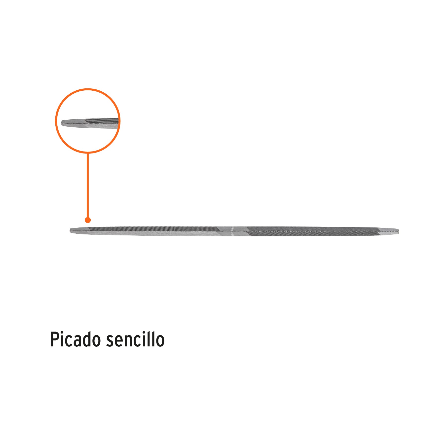 Lima triángulo doble 7", TRUPER