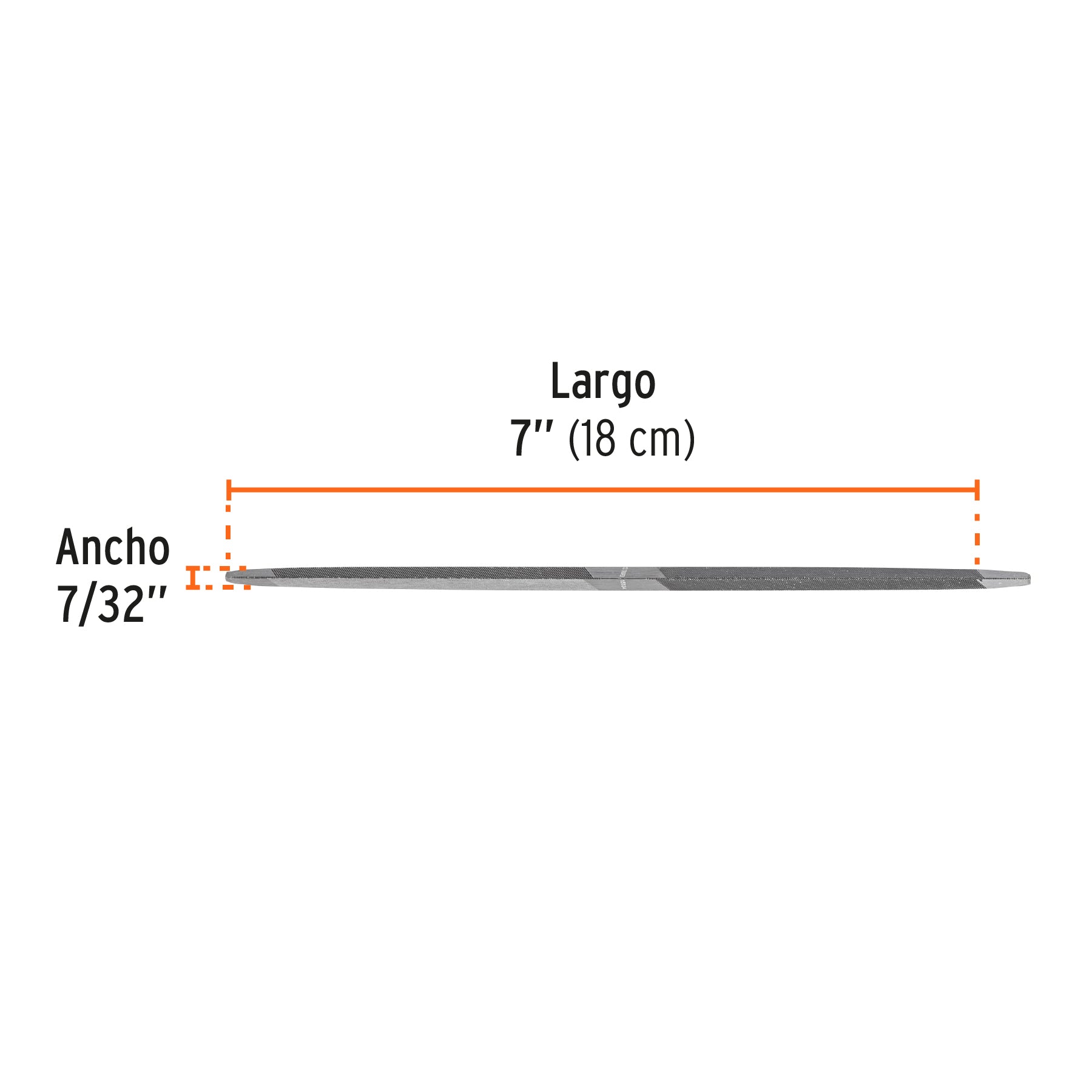 Lima triángulo doble 7", TRUPER