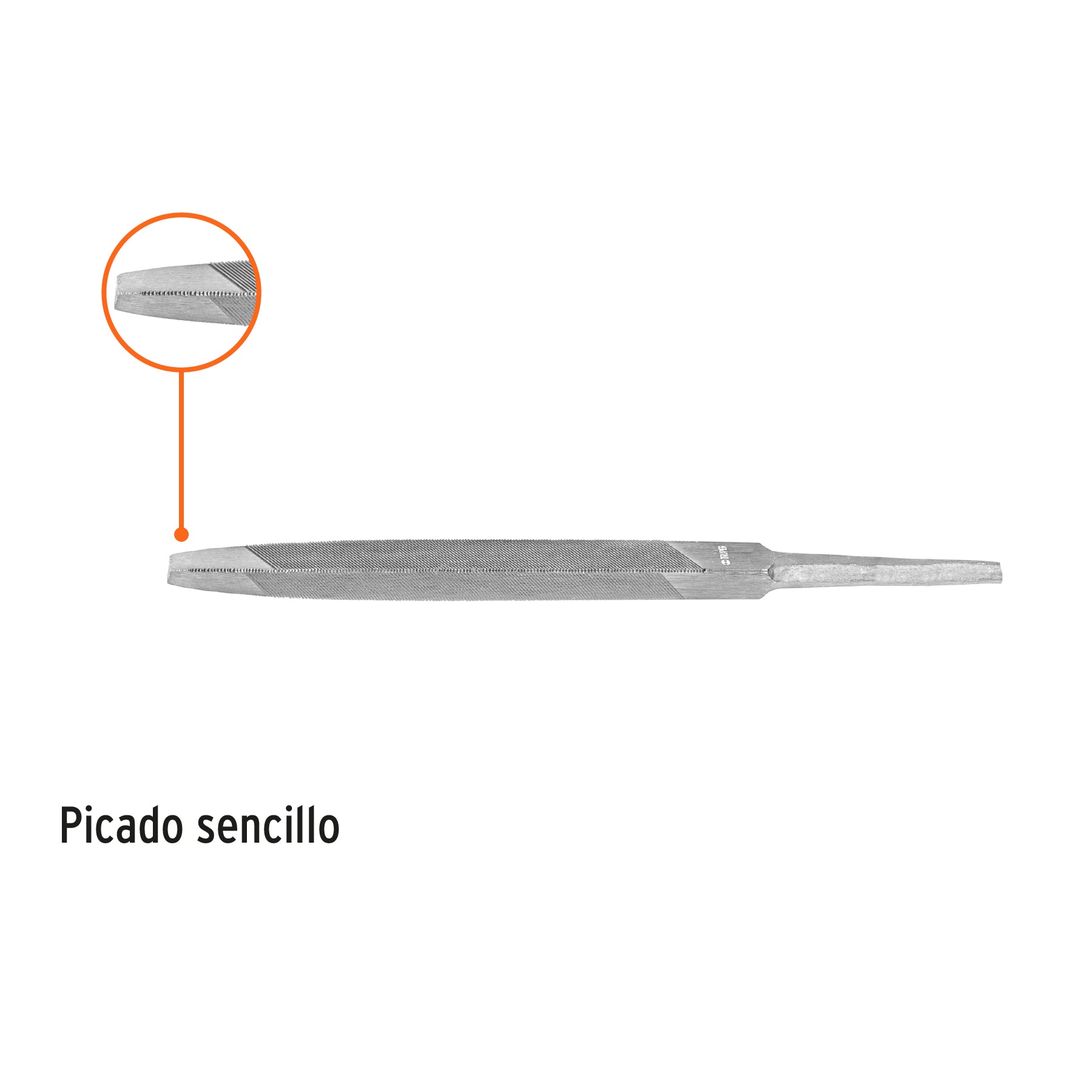 Lima triángulo pesado 4", 34 dpp, TRUPER