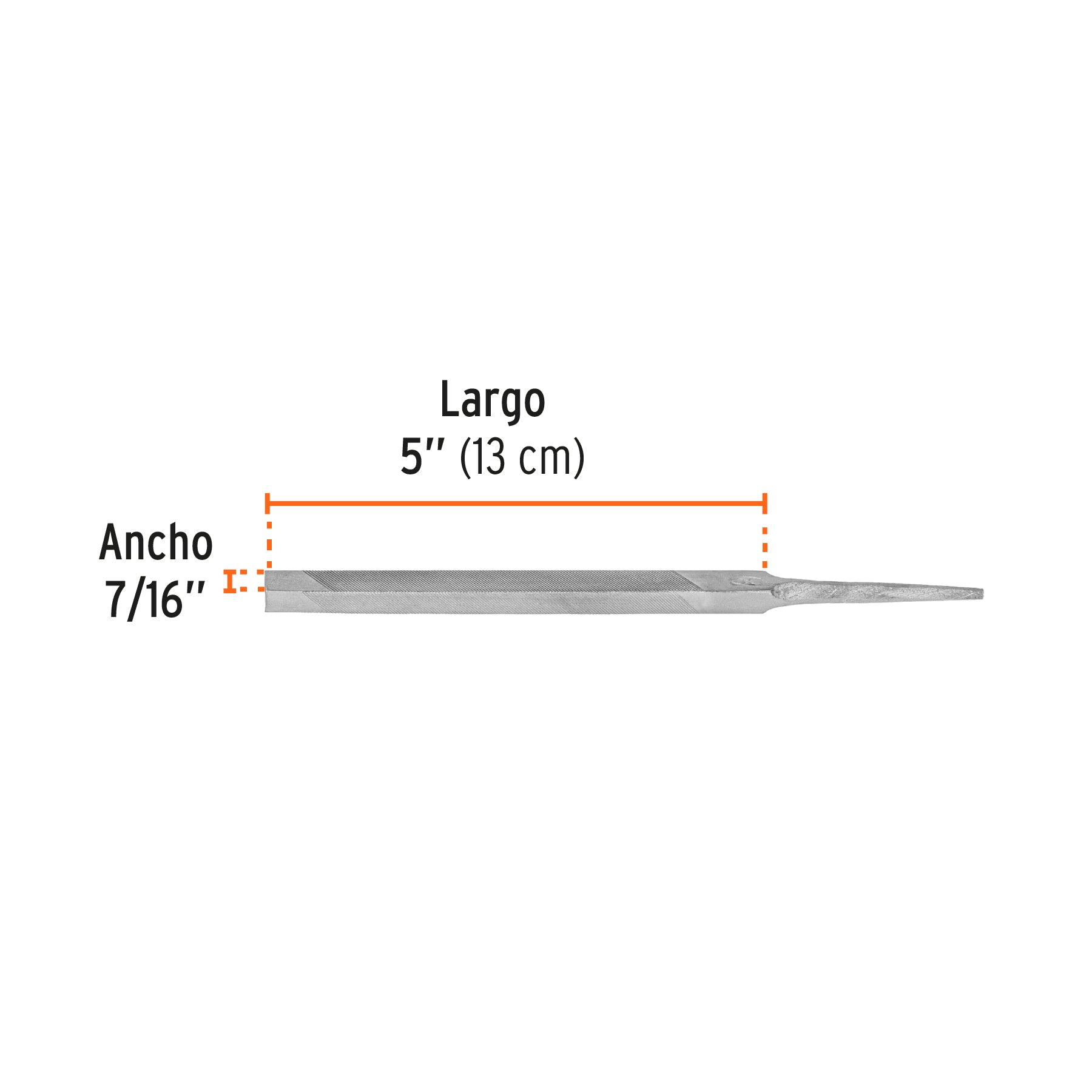 Lima triángulo pesado 5", 34 dpp, TRUPER