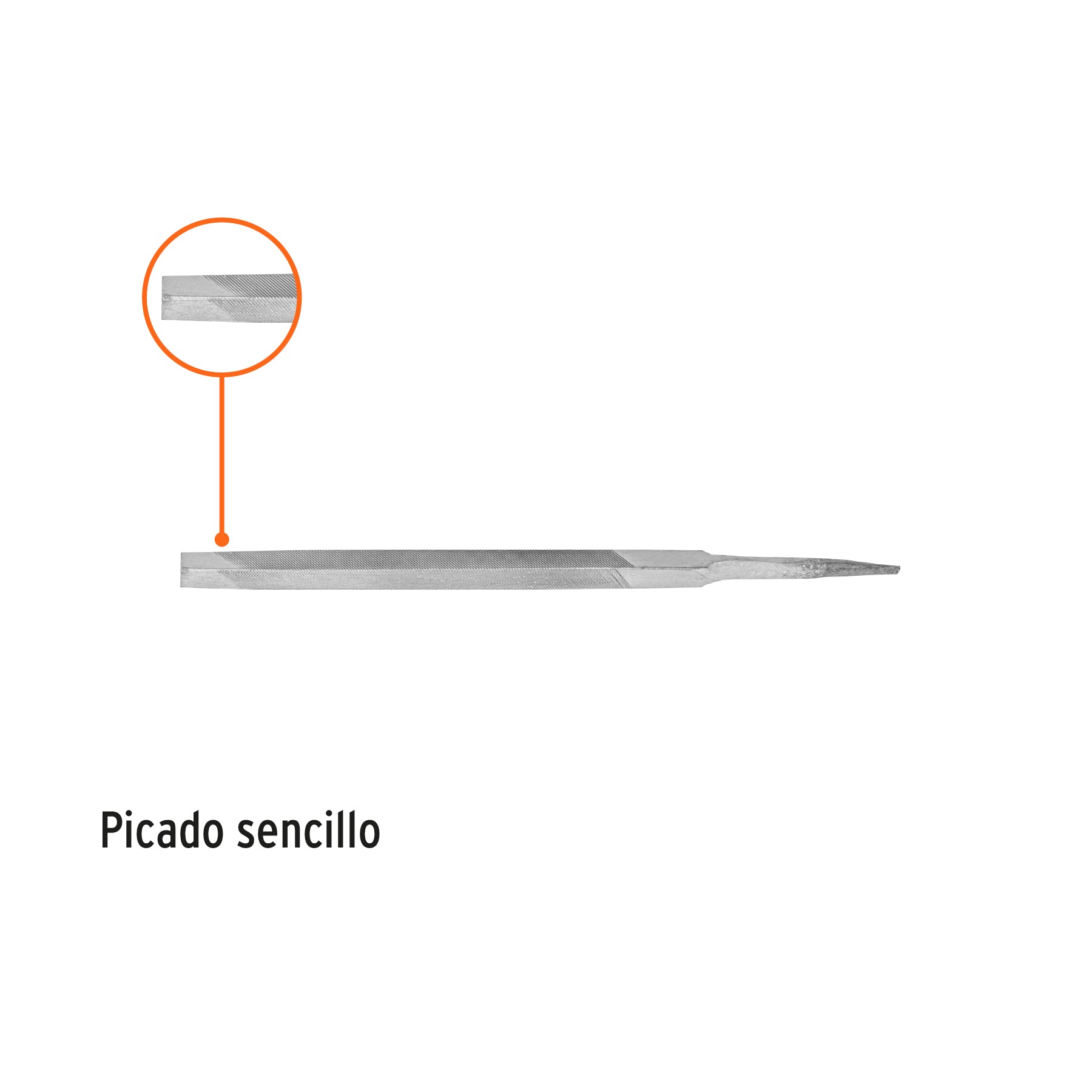 Lima triángulo pesado 6", 34 dpp, TRUPER