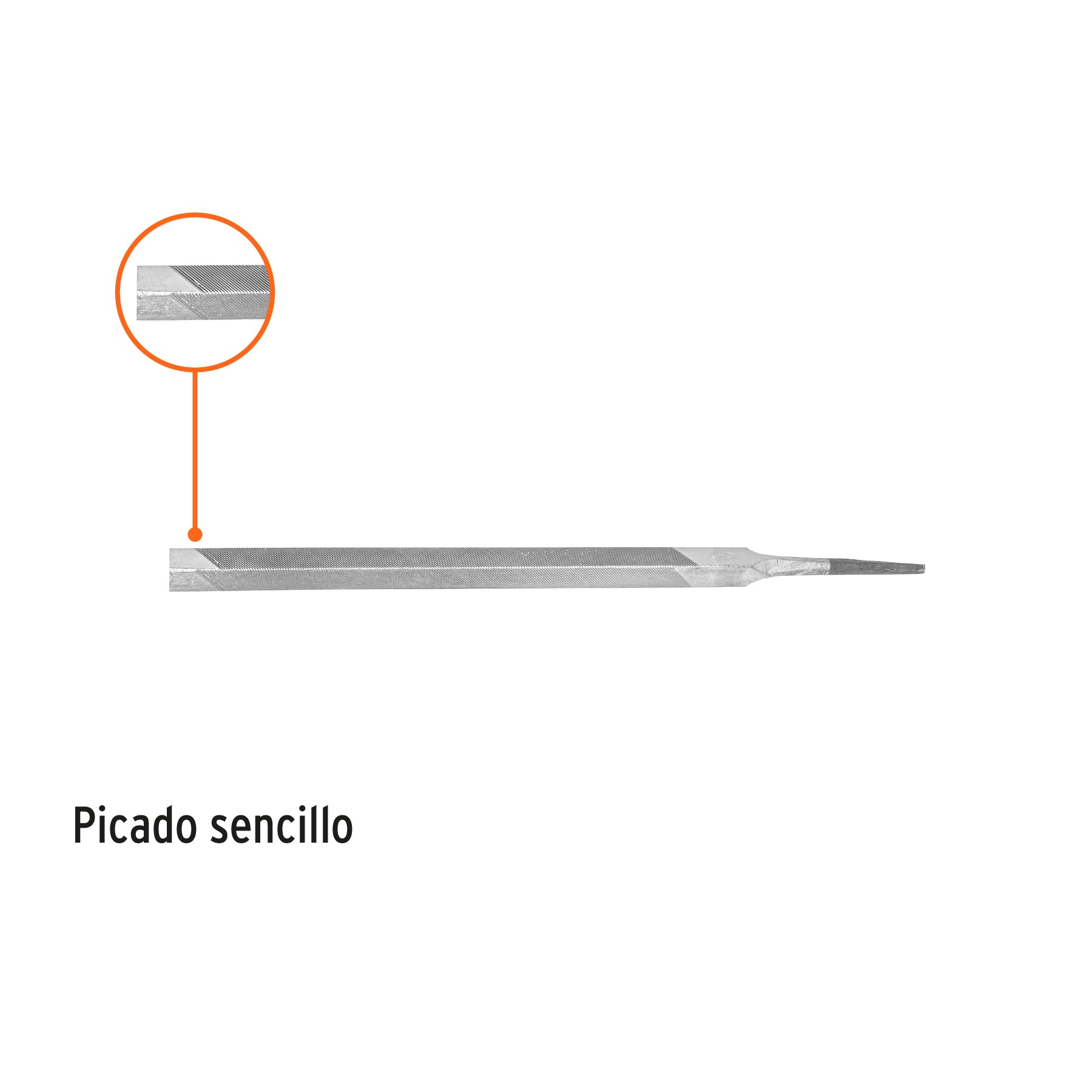 Lima triángulo pesado 7", 34 dpp, TRUPER