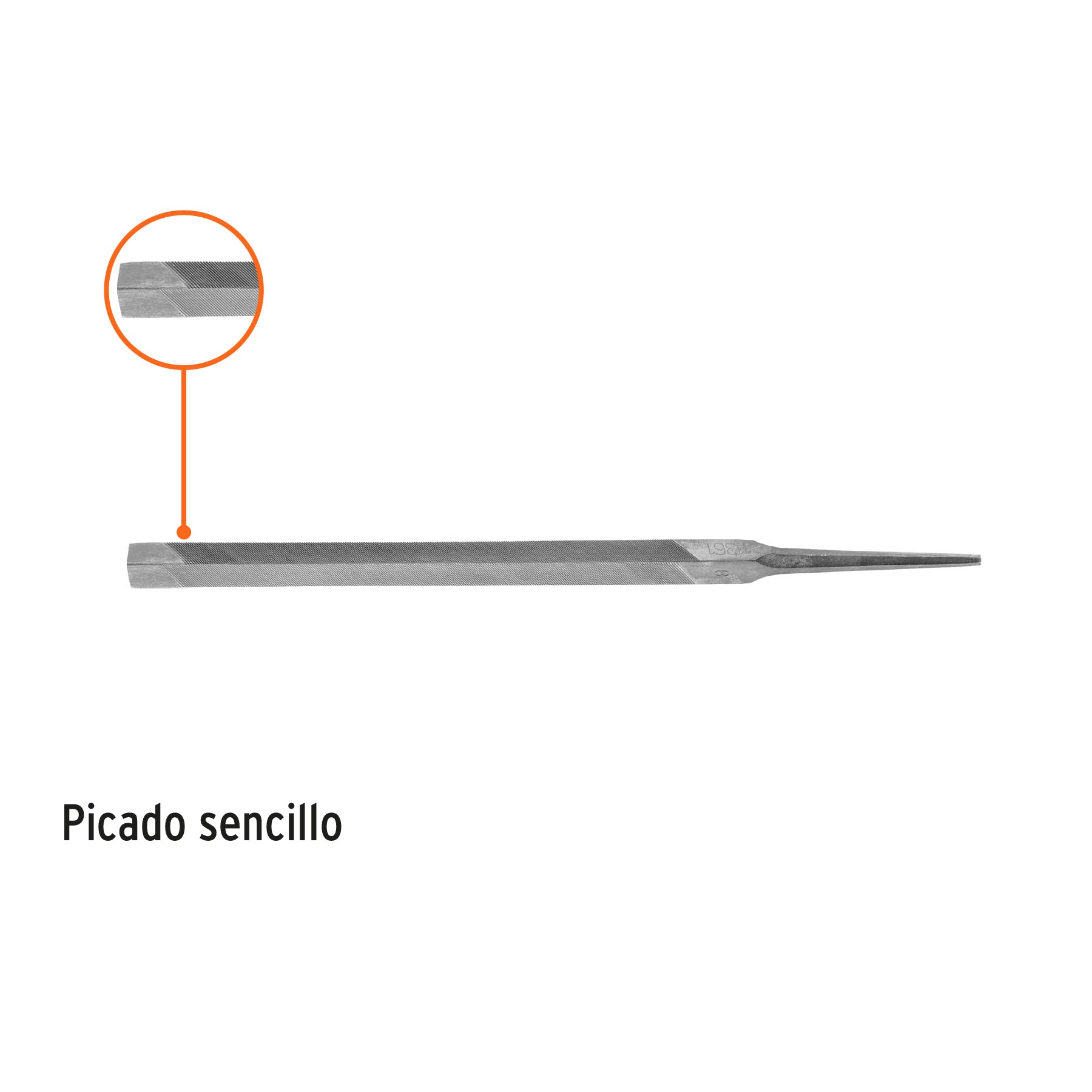 Lima triángulo pesado 8", 34 dpp, TRUPER
