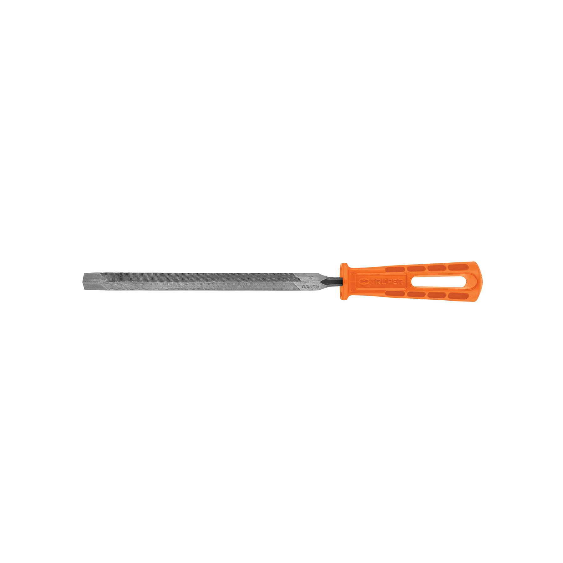 Lima triangular 8" para machete, 36 dpp, con mango, TRUPER