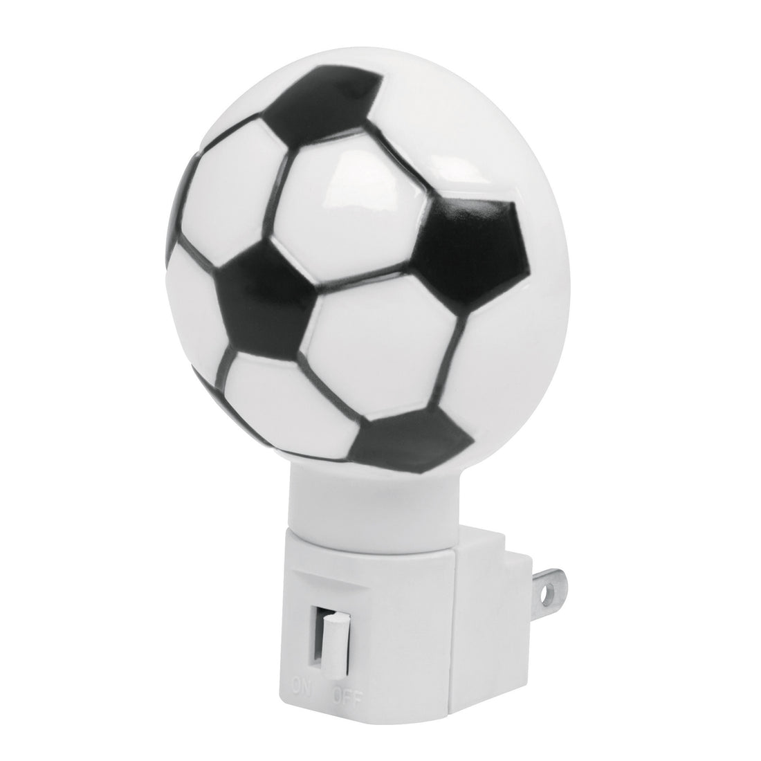 Luz de noche con lámpara E12, balón soccer, VOLTECK