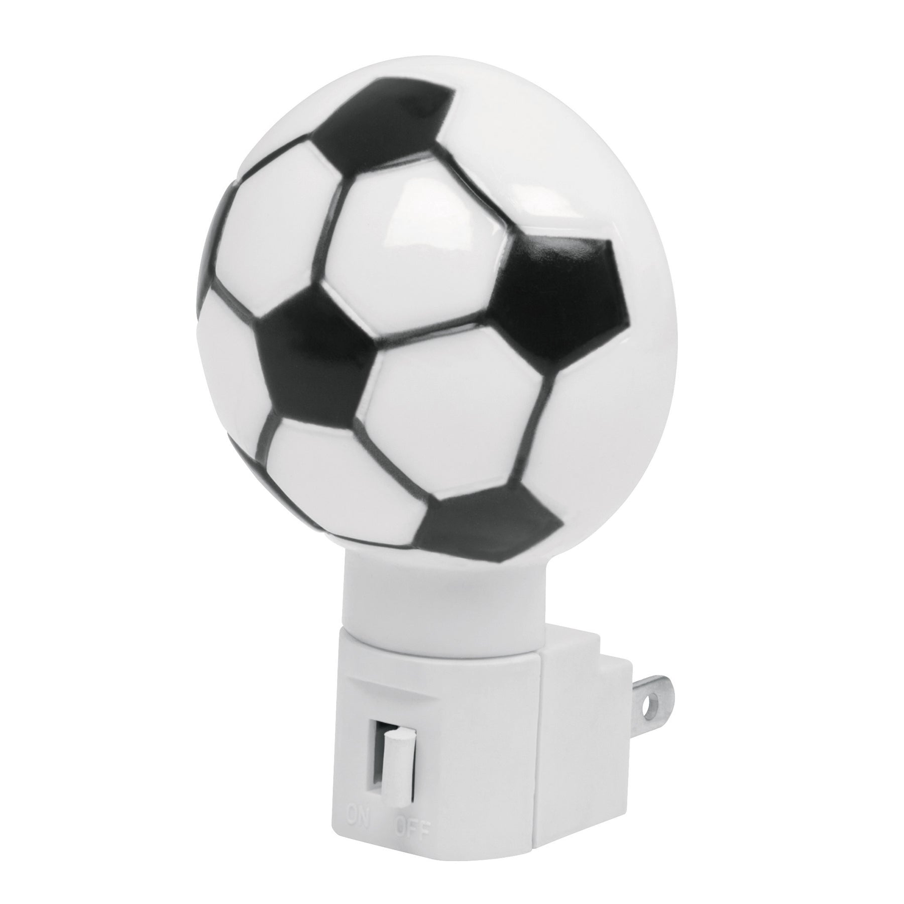 Luz de noche con lámpara E12, balón soccer, VOLTECK