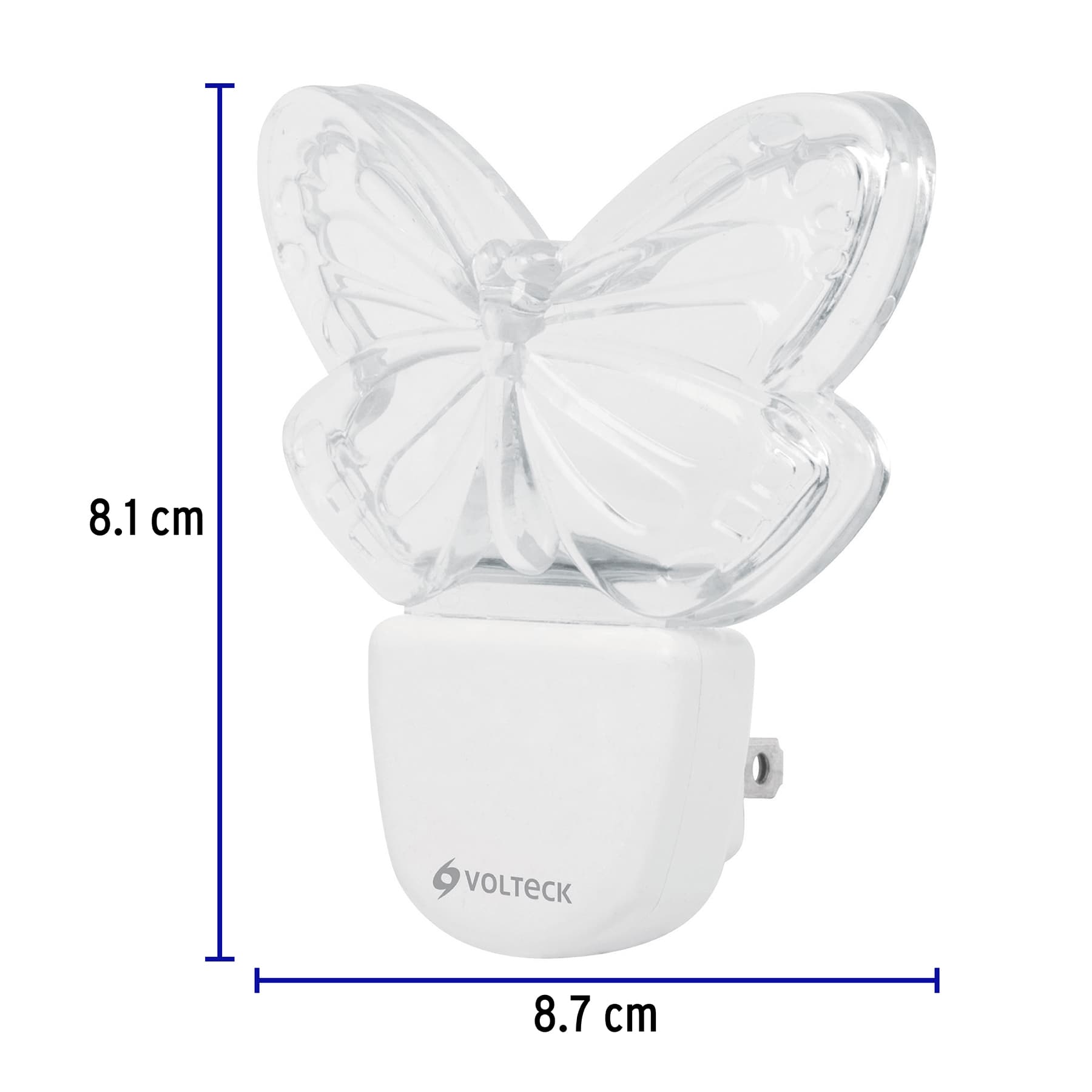 Luz de noche de LED, mariposa, VOLTECK