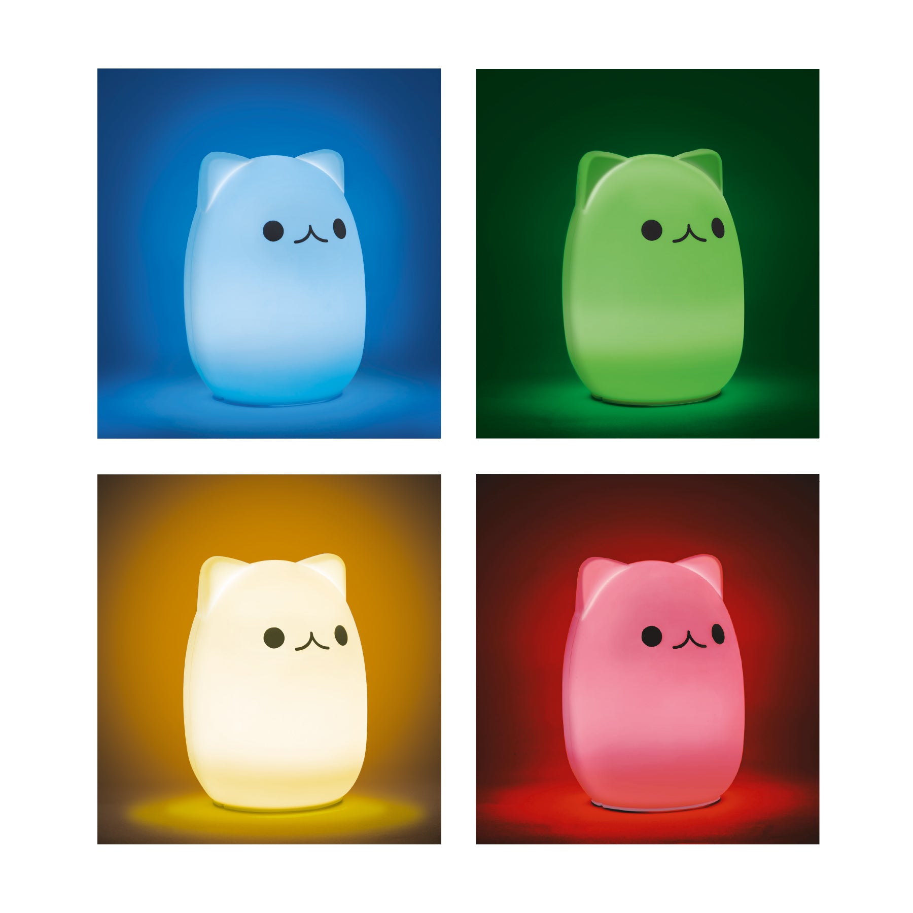 Luz de noche de LED gato multicolor, VOLTECK