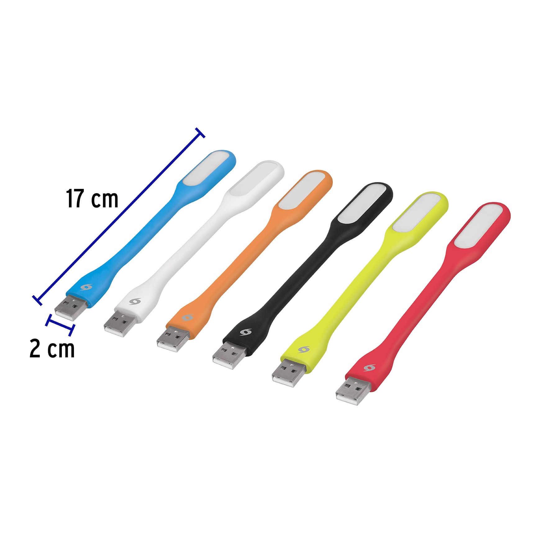 Mini-lámpara flexible de 5 LEDs 1W para puerto USB, VOLTECK