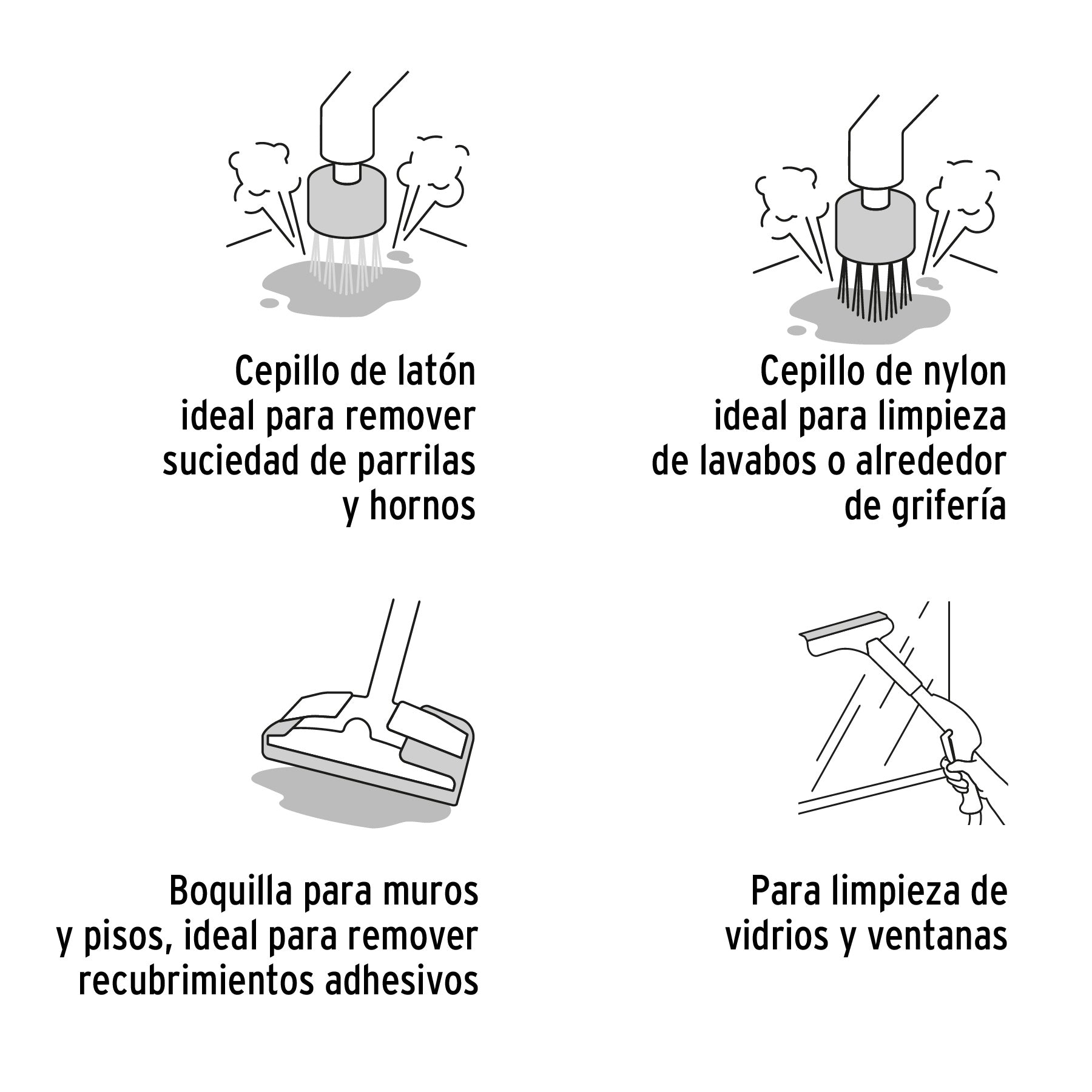 Limpiador a vapor, 1800W, TRUPER