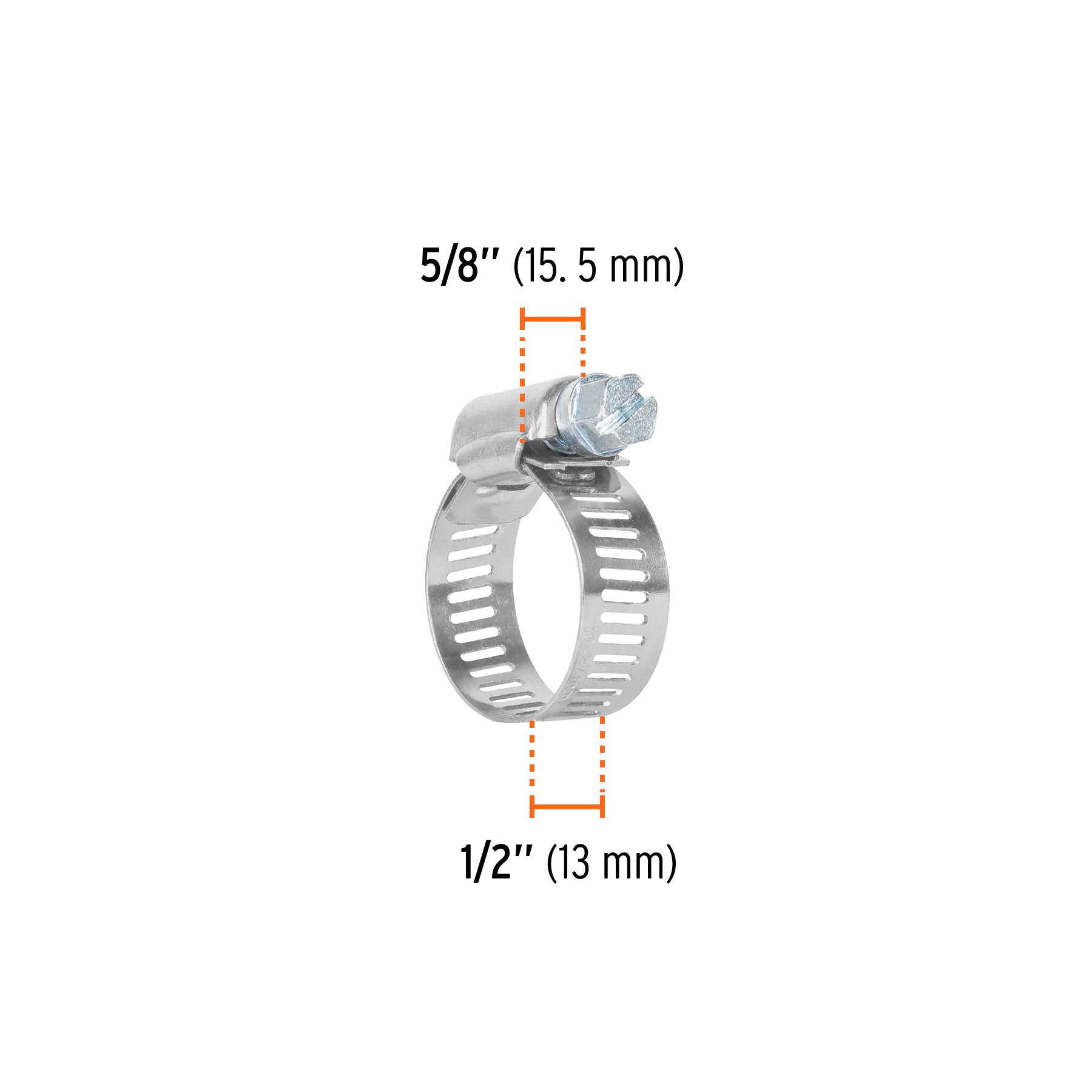 Bolsa c/2 abrazaderas sin fin 10, 3/4 - 1-1/16", TRUPER