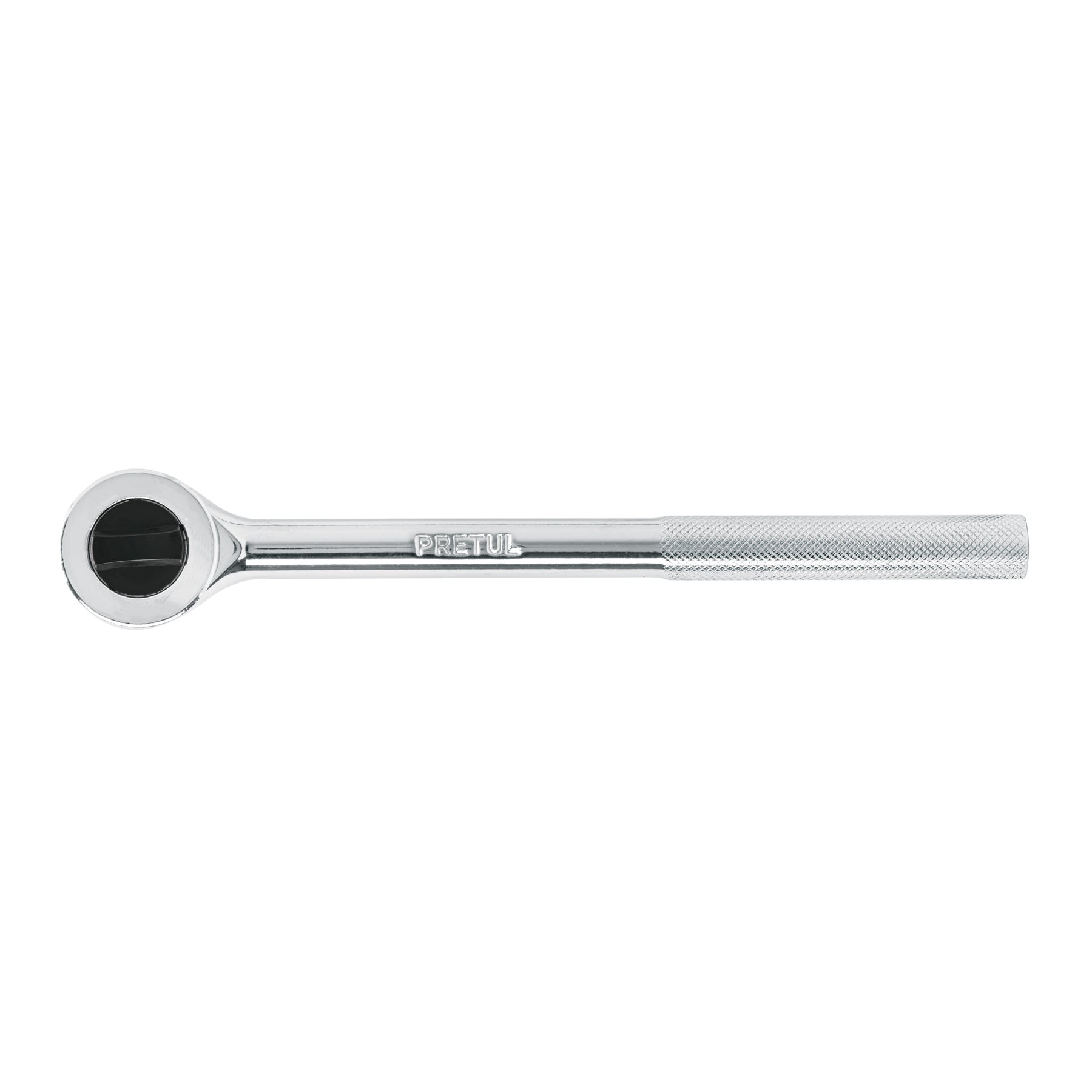 Matraca cuadro 1/2" cabeza redonda con disco, PRETUL