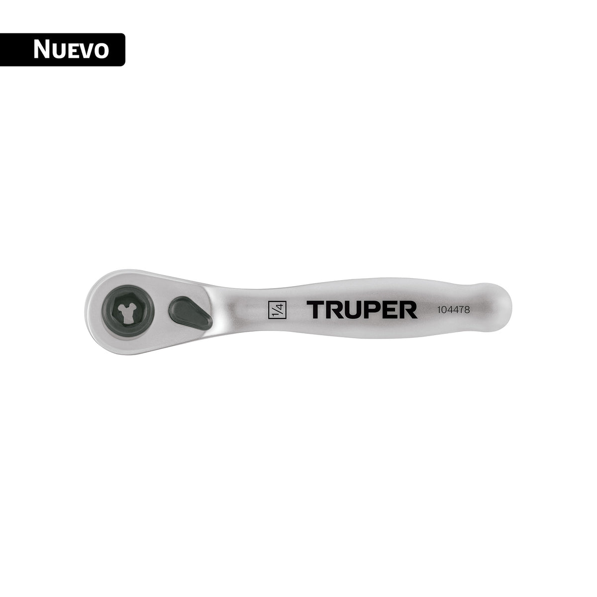 Matraca mini cuadro 1/4" para puntas y dados, TRUPER