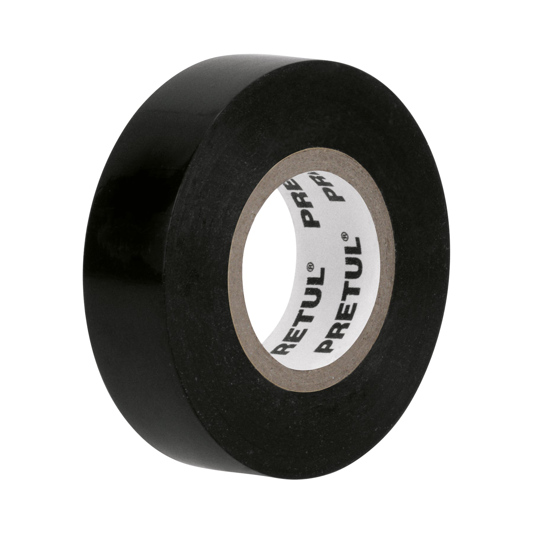 Cinta de aislar de 18 m x 19 mm, negra en blíster, PRETUL